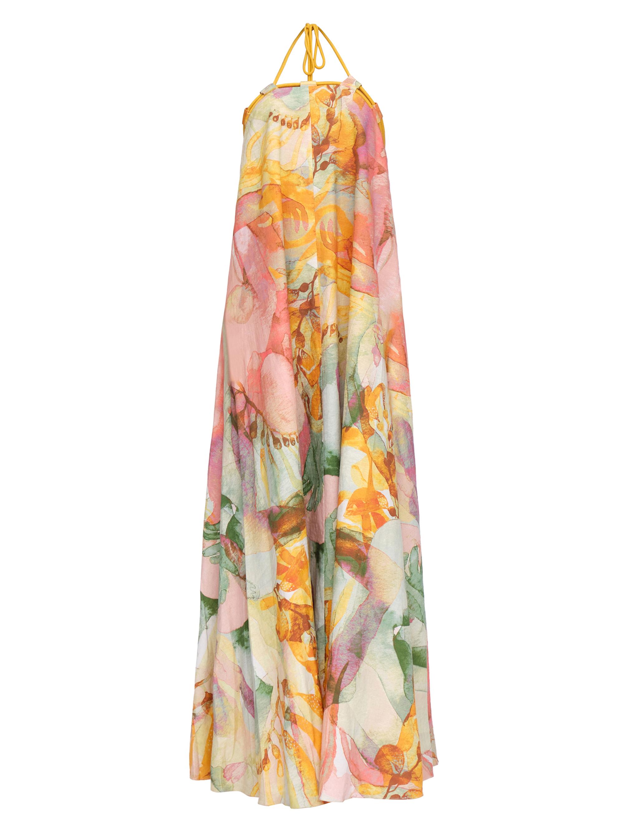 Andrea Iyamah Women's Essi Abstract Cotton Maxi Dress - Zuli Print