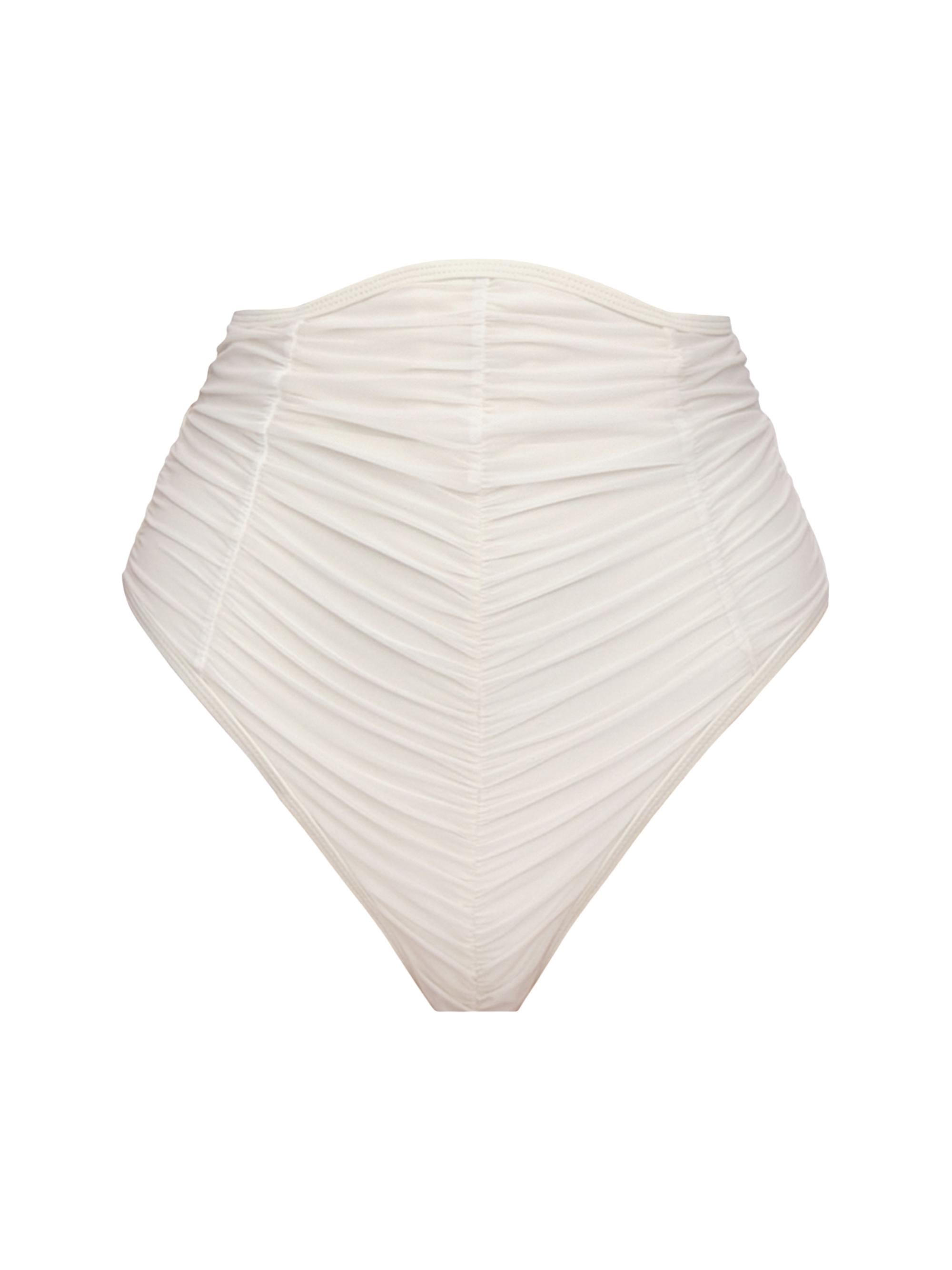 Andrea Iyamah Women's Capa Ruched Bikini Bottom - Limestone