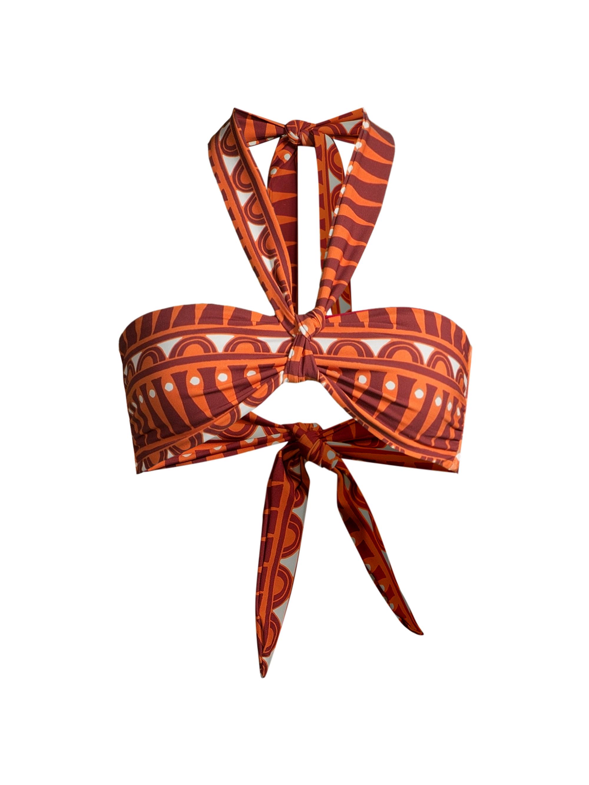 Cala de la Cruz Women's Paradiso Dulla Bandeau Bikini Top - Cleo