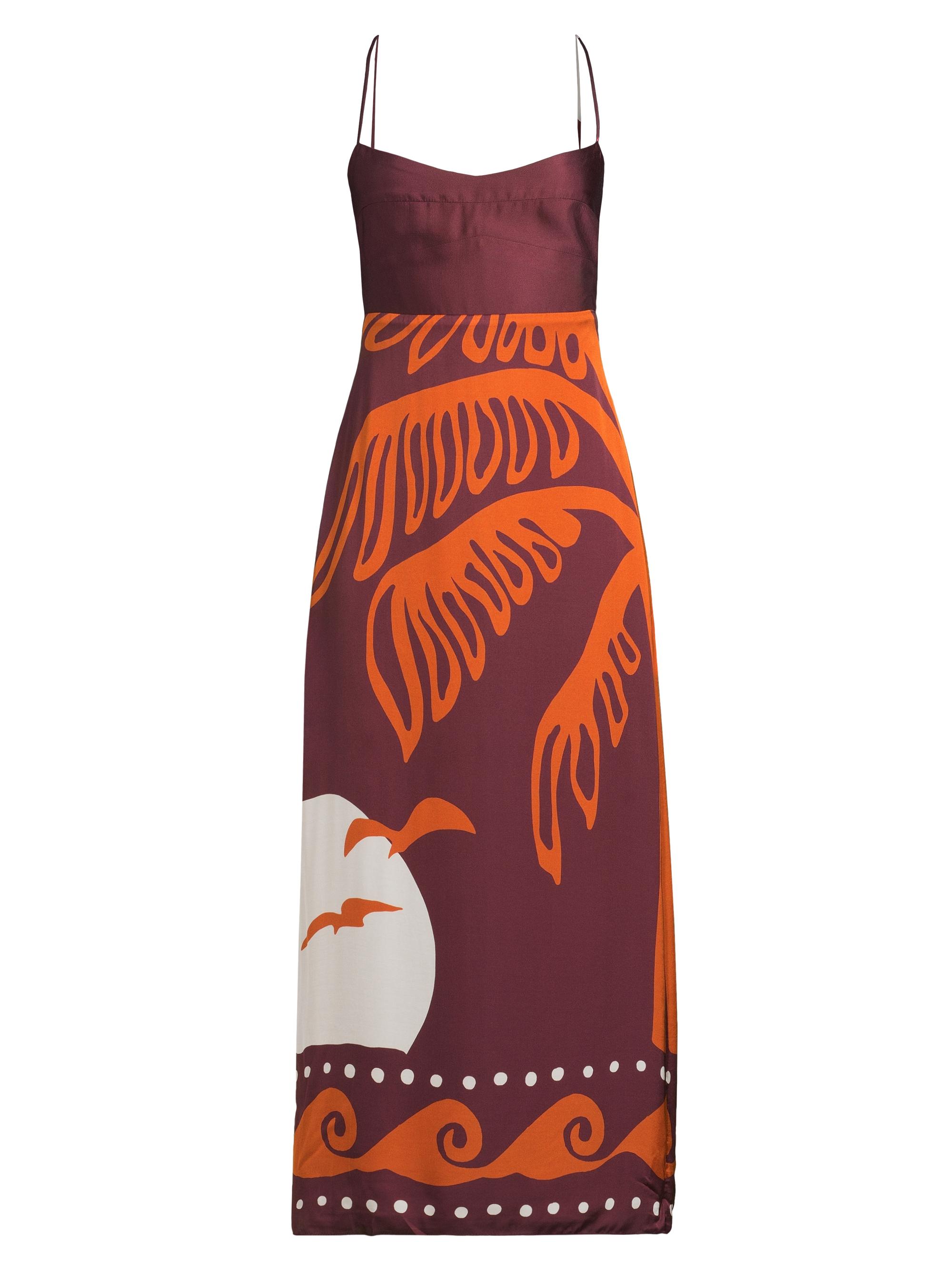 Cala de la Cruz Women's Abrego Sunset Maxi Dress - Vista Wine