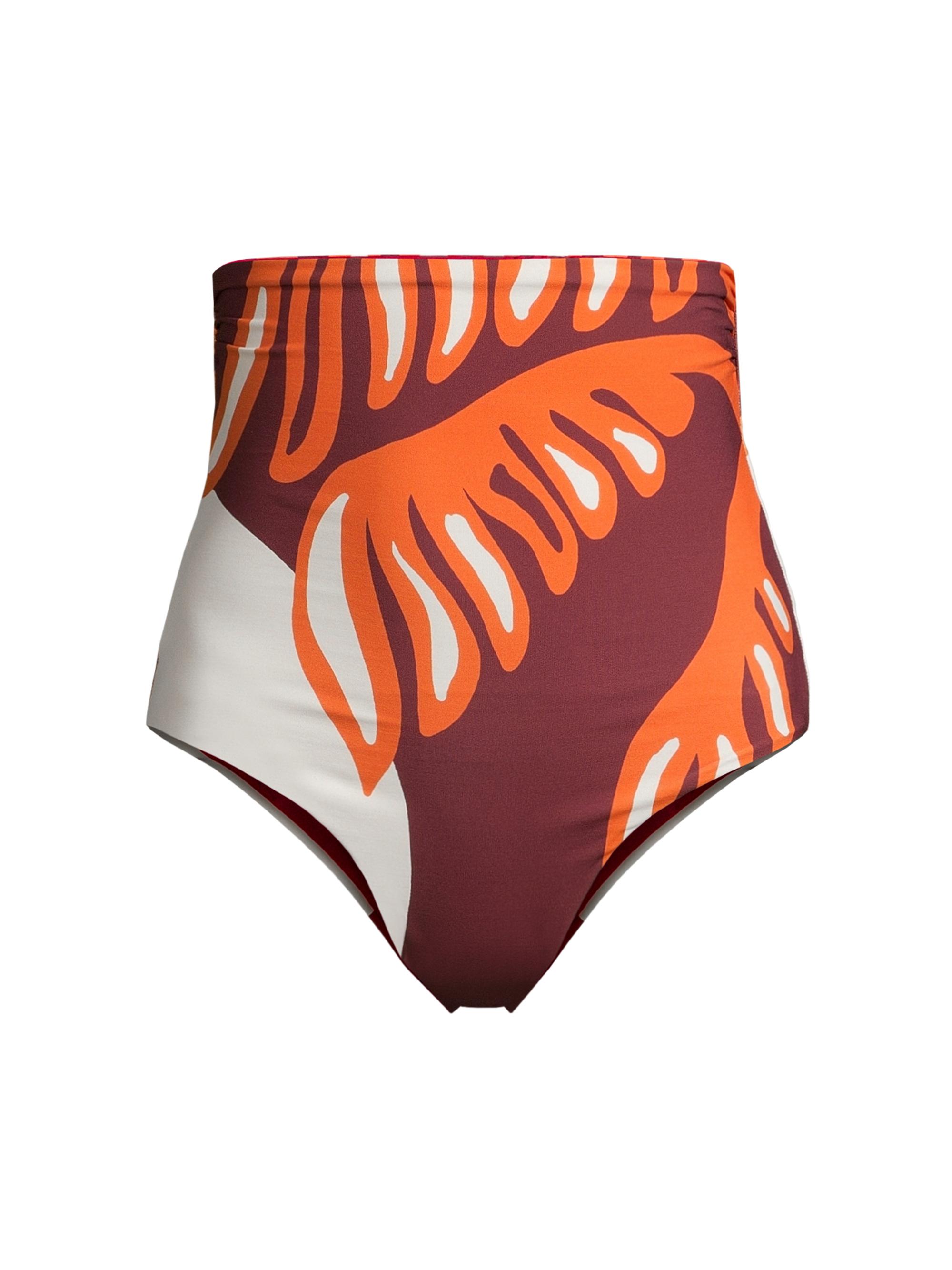 Cala de la Cruz Women's Paradiso Scarlett High-Rise Bikini Bottom - Vista Wine