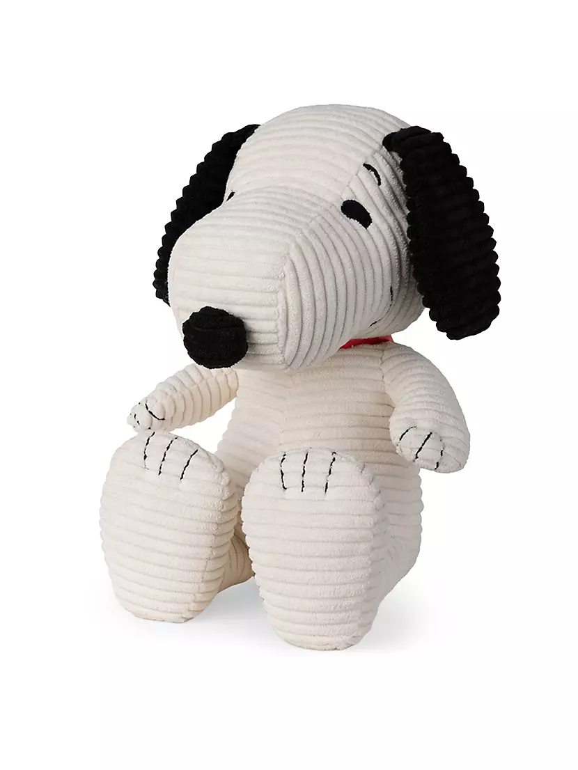▷ Peluche Snoopy bianco con cappello natalizio per bambini Bon Ton Toys