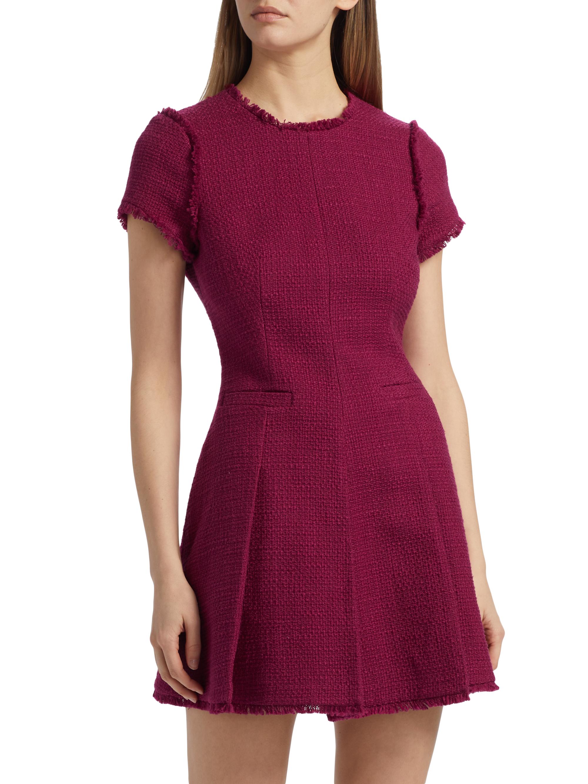 Cinq à Sept Nova Cotton Tweed Minidress | Saks Fifth Avenue