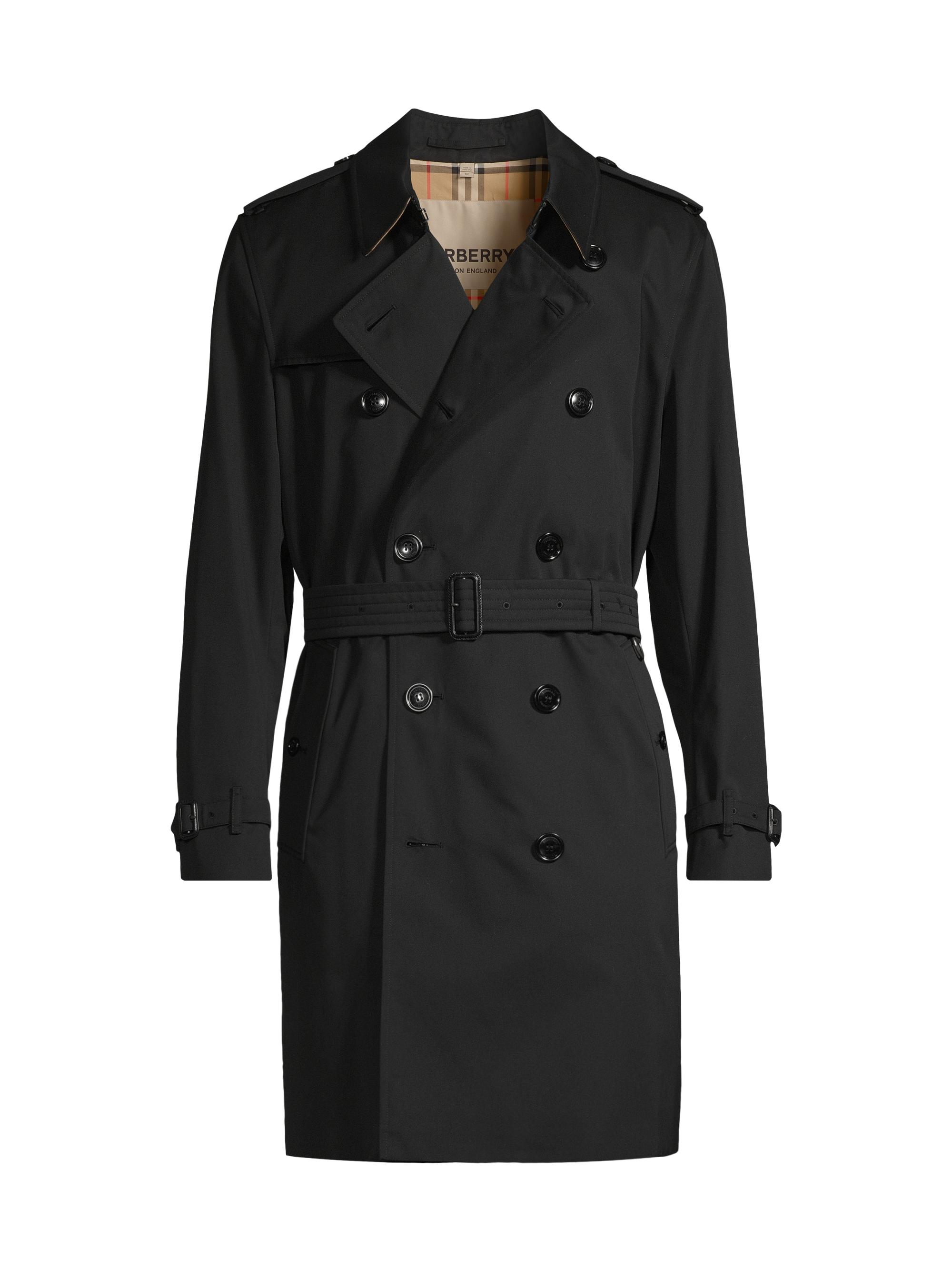 Burberry long Kensington Heritage trench coat - Blue