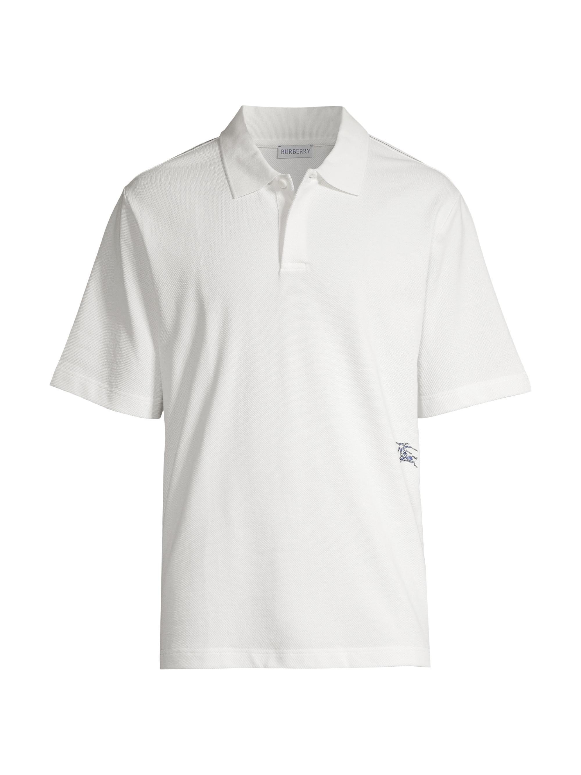 Burberry White Pierson Polo