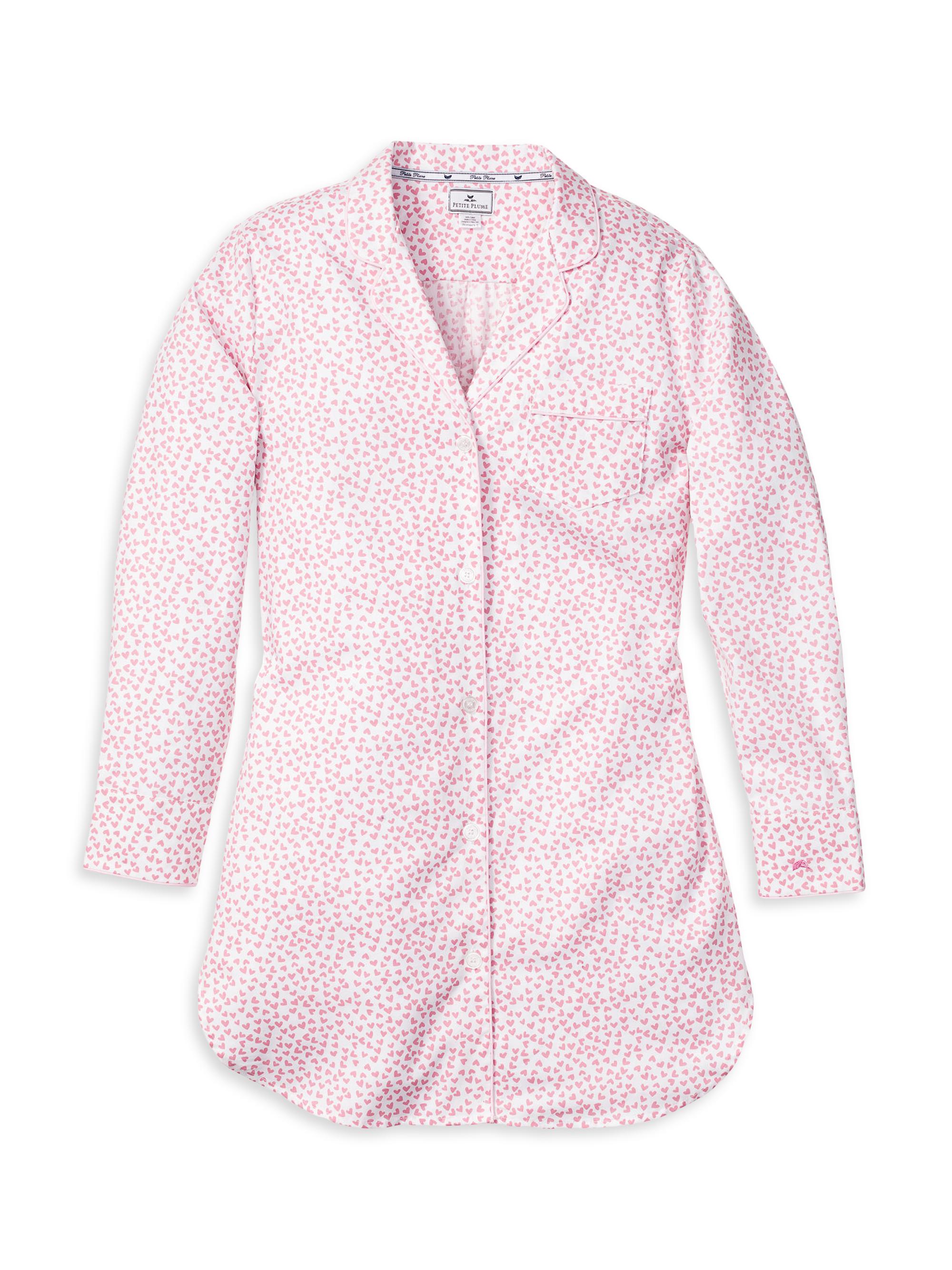 Petite Plume Cotton Nightshirt - Sweetheart Pink