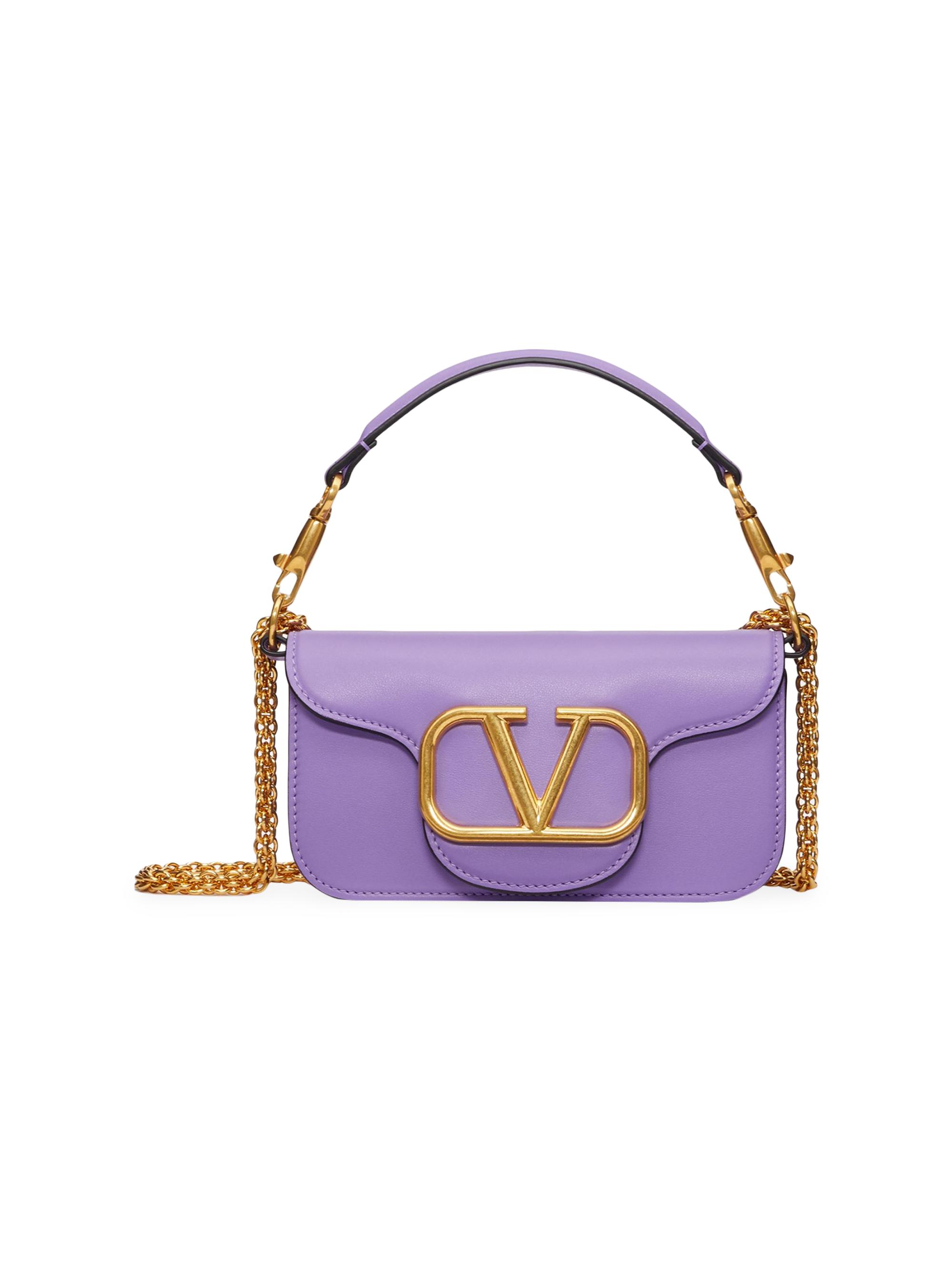 Valentino Garavani Women's  Locò  Shoulder Bag In Calfskin - Wisteria