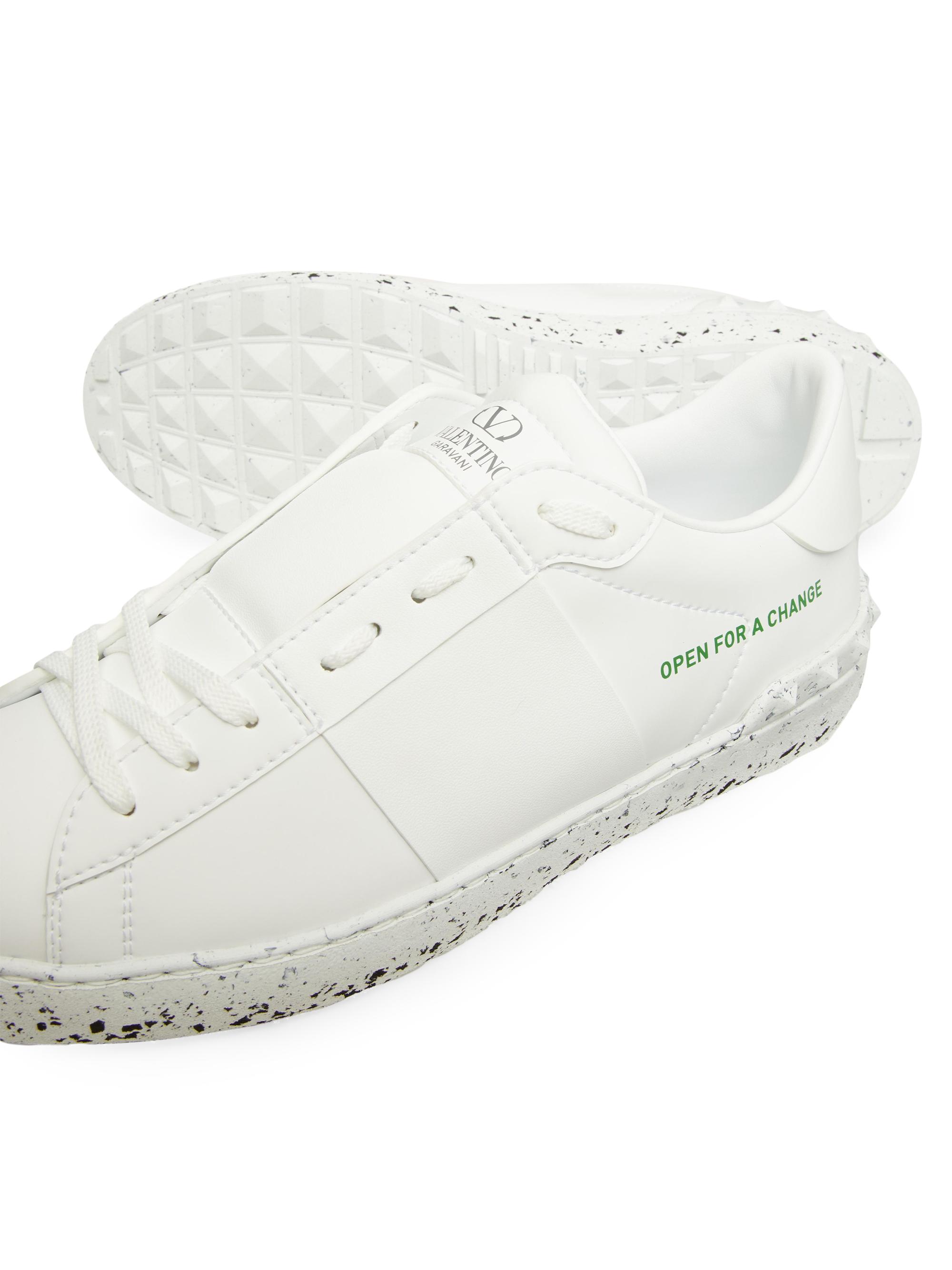 VALENTINO OPEN FOR A CHANGEバイオベースマテリアル スニーカー Valentino Garavani Open For A Change Sneakers In Bio-Based