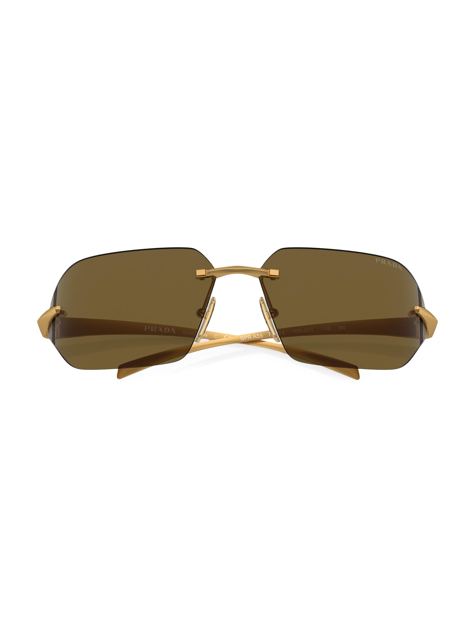 小物 PRADA SPR76B Rimless sunglasses m712 Prada 71MM Metal Rimless Sunglasses | Saks Fifth Avenue