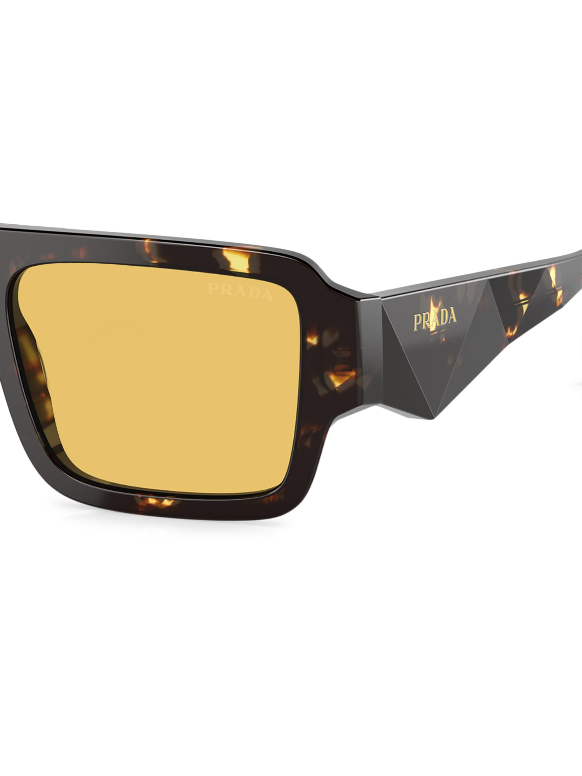 Prada 55MM Square Sunglasses | Saks Fifth Avenue