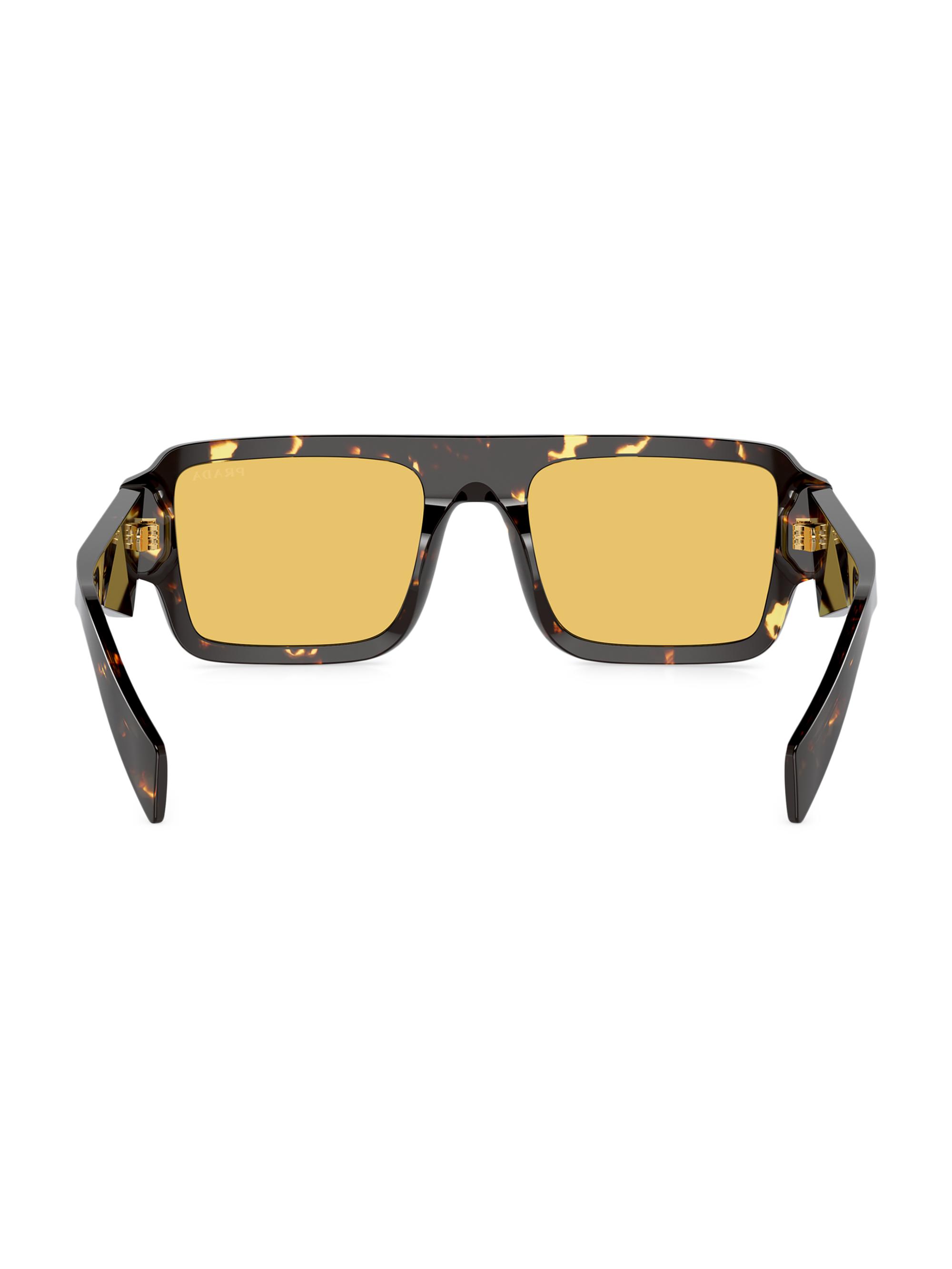 【セブン】PRADA sunglasses Prada PR A51S XL (58 - 17) with Blue lenses and Gold frame