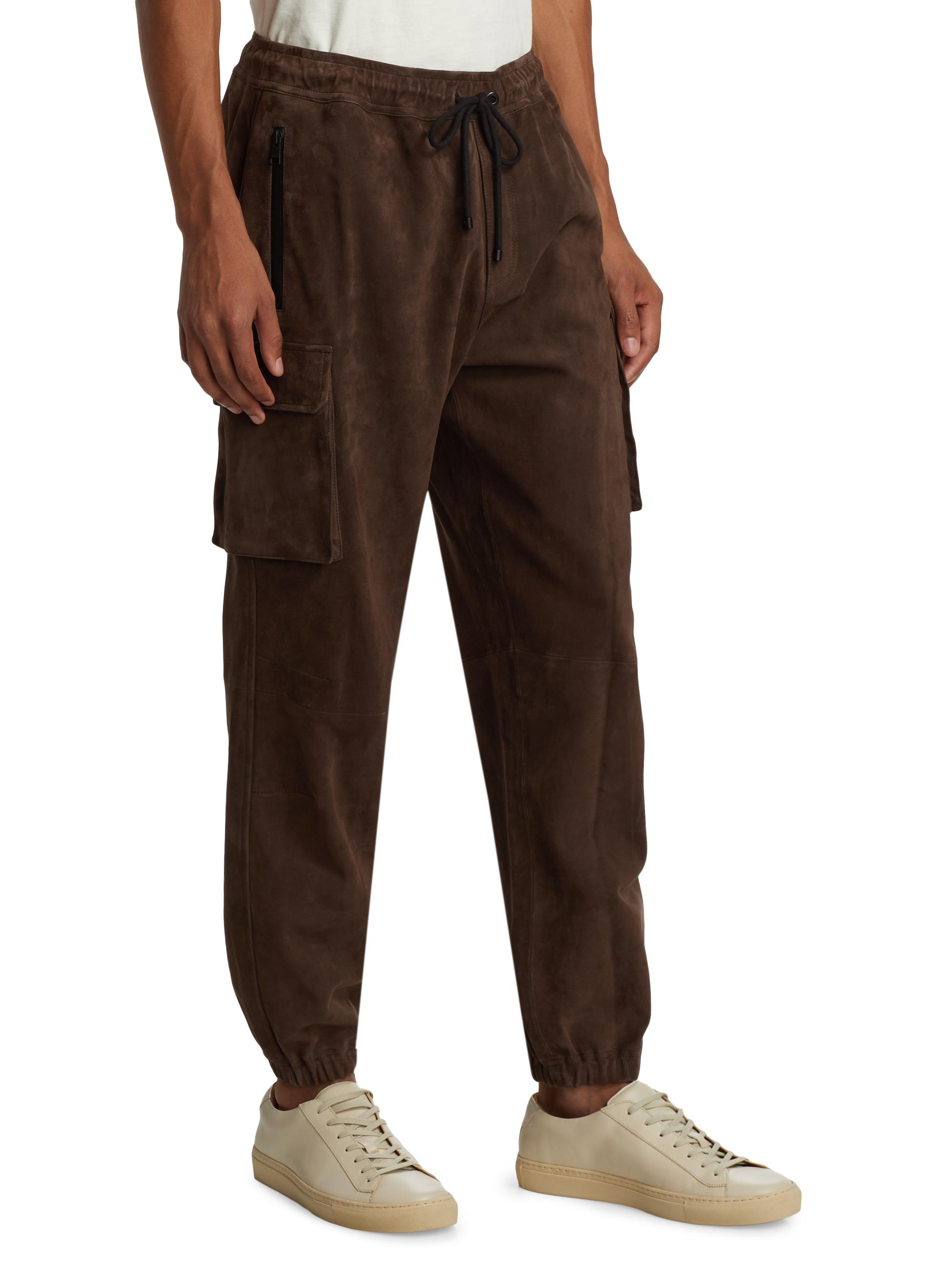 【週末割】SILK SUEDE BAKER CARGO PANTS SILK SUEDE BAKER CARGO PANTS – Maison ma Manière