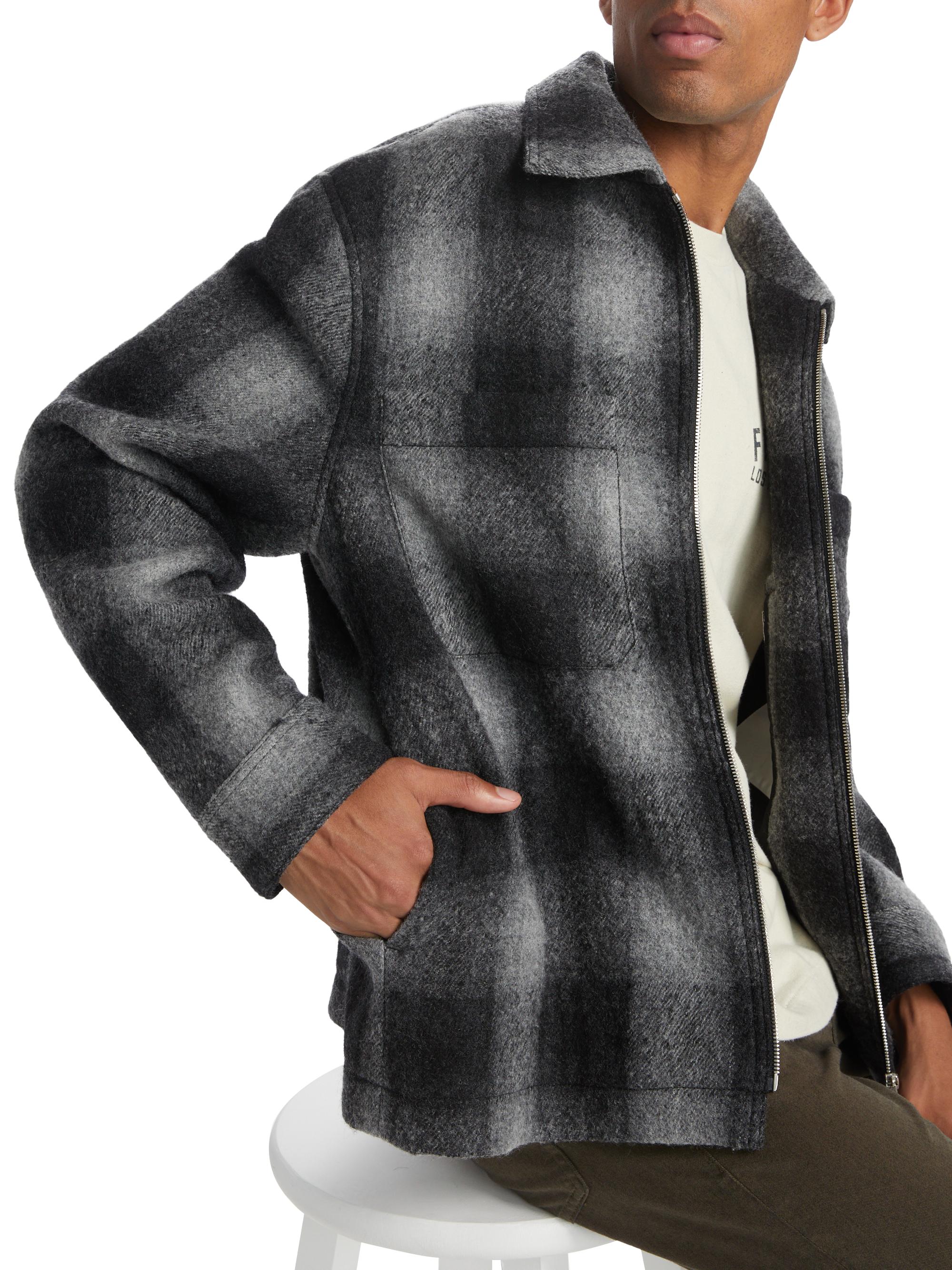 ジャケット・アウター Eaphi WOOL LIKE CHECK JACKET Eaphi wool like check jacketの通販 by くまももん's shop｜ラクマ