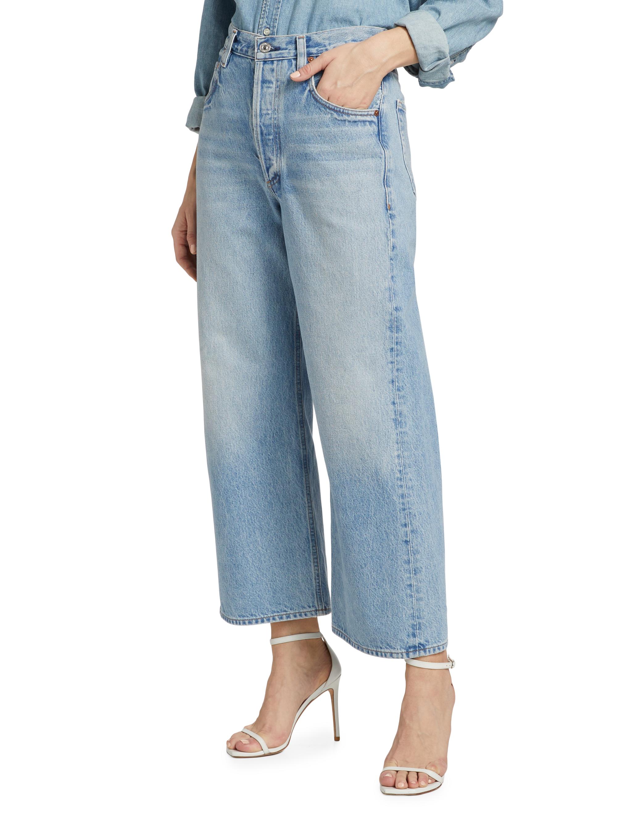 Citizens of Humanity Women's Vintage Gaucho High-Rise Wide-Leg Jeans - Misty | Thumbnail 4
