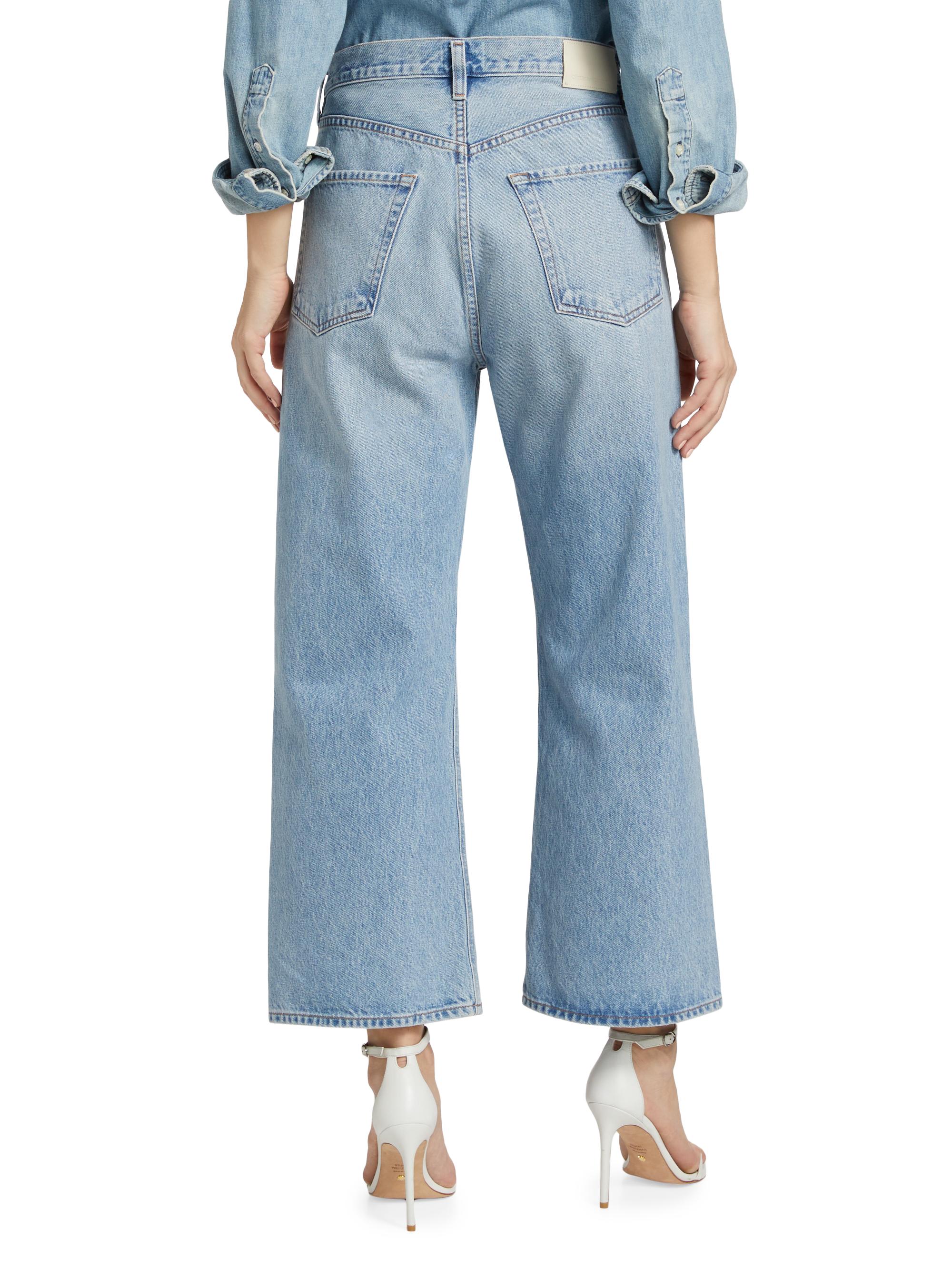 Citizens of Humanity Women's Vintage Gaucho High-Rise Wide-Leg Jeans - Misty | Thumbnail 5