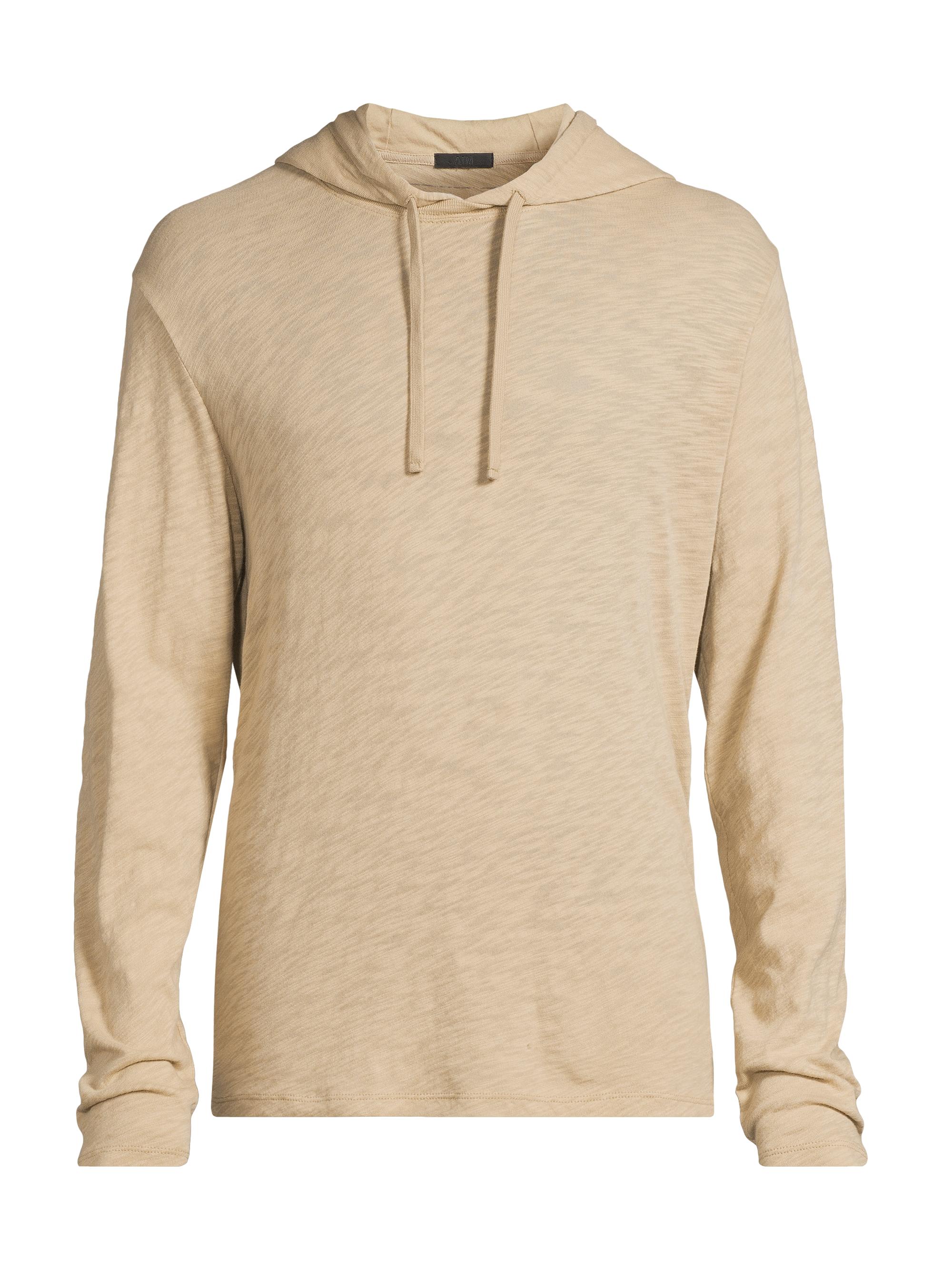 ATM Anthony Thomas Melillo Men's Cotton Drawstring Hoodie - Rye