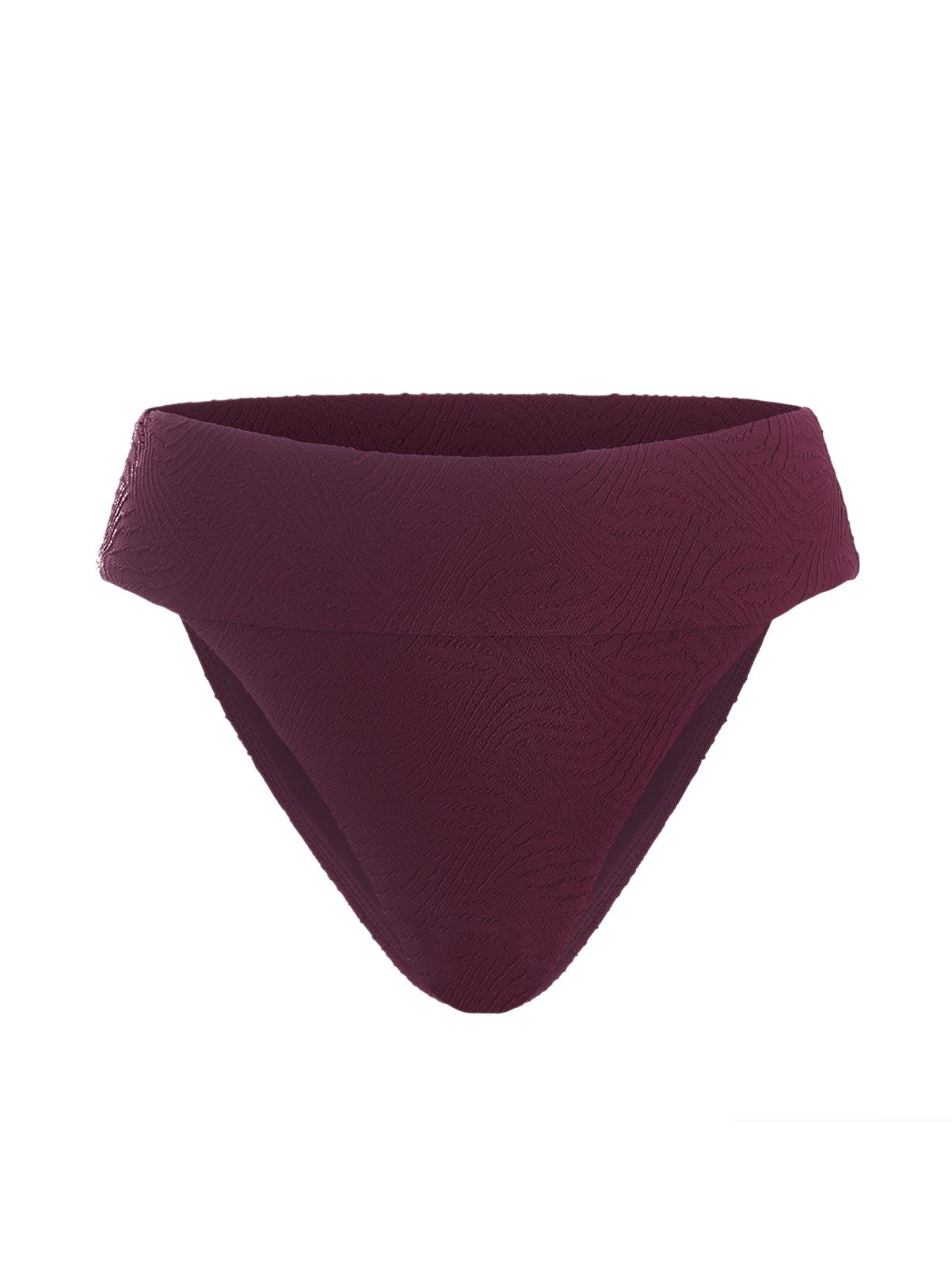 Andie Swim Women's Wide Band Cheeky Bikini Bottom - Fig