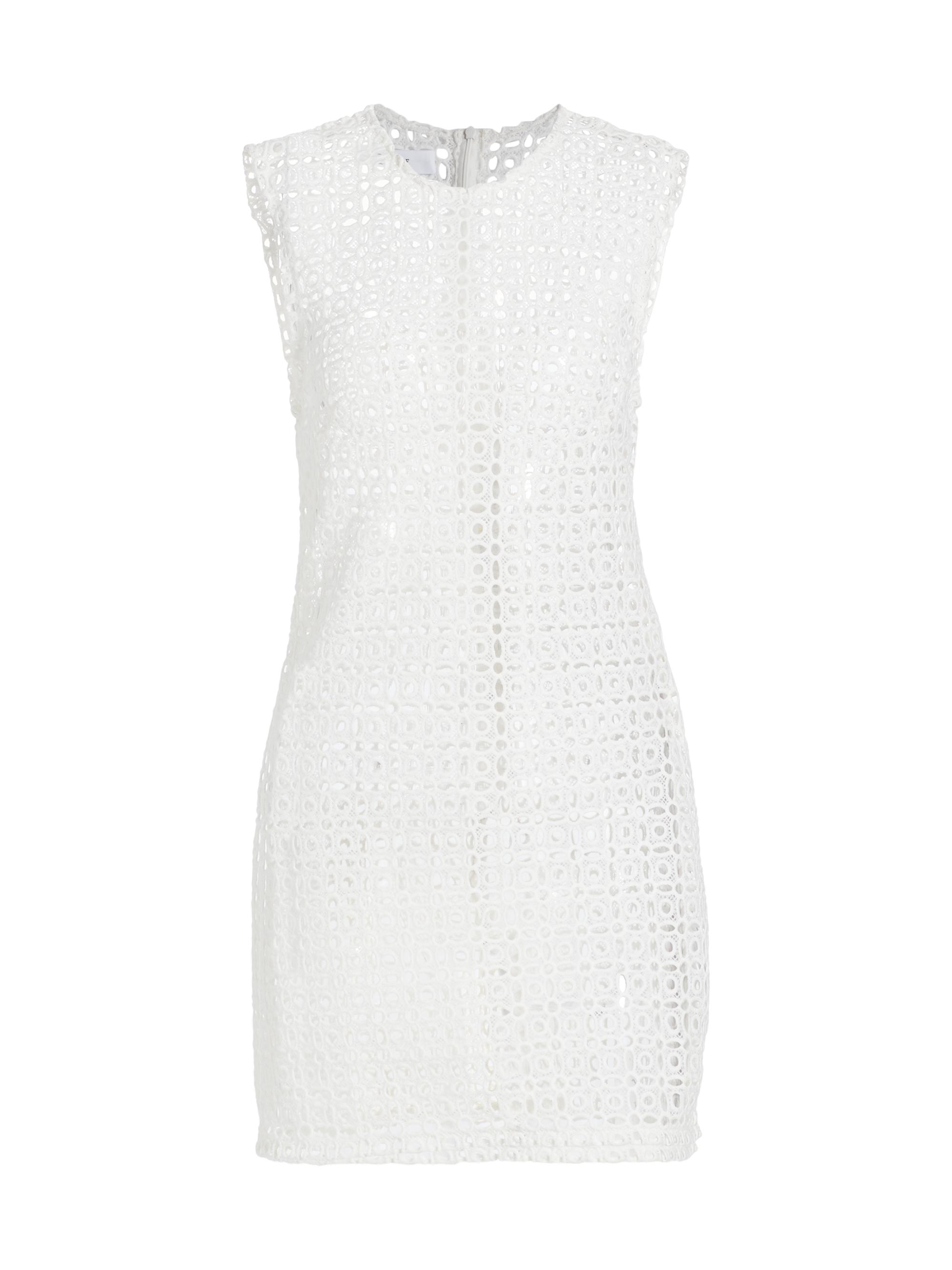SWF Women's Sweet Disposition Knit Shift Minidress - White