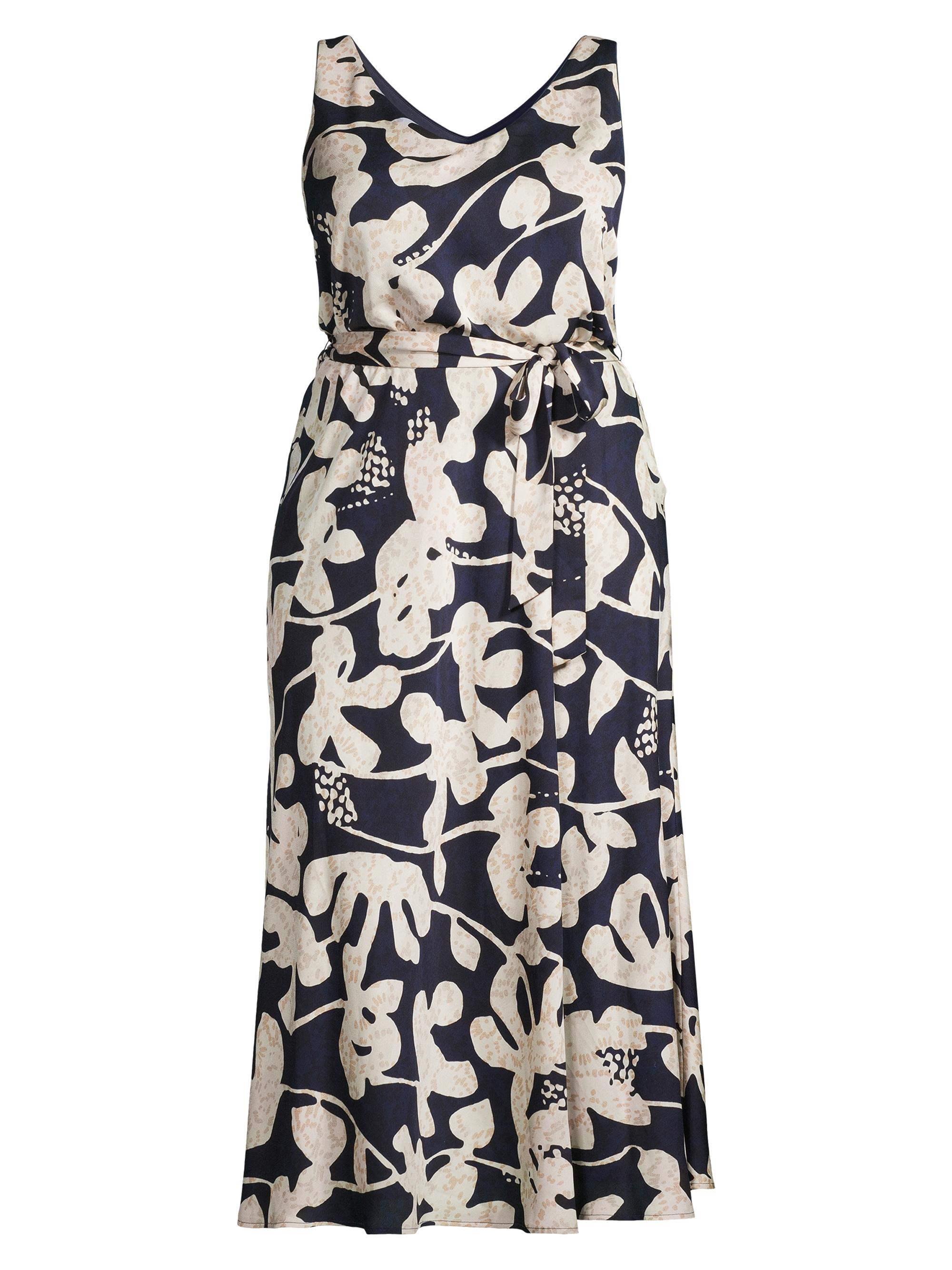 NIC+ZOE Women's Water Lilies Bianca Maxi Dress - Indigo Multi