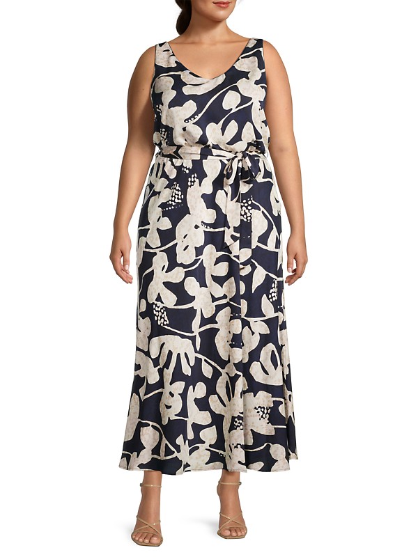 Shop NIC+ZOE Water Lilies Bianca Maxi Dress | Saks Fifth Avenue Shop NIC+ZOE Water Lilies Bianca Maxi Dress | Saks Fifth Avenue