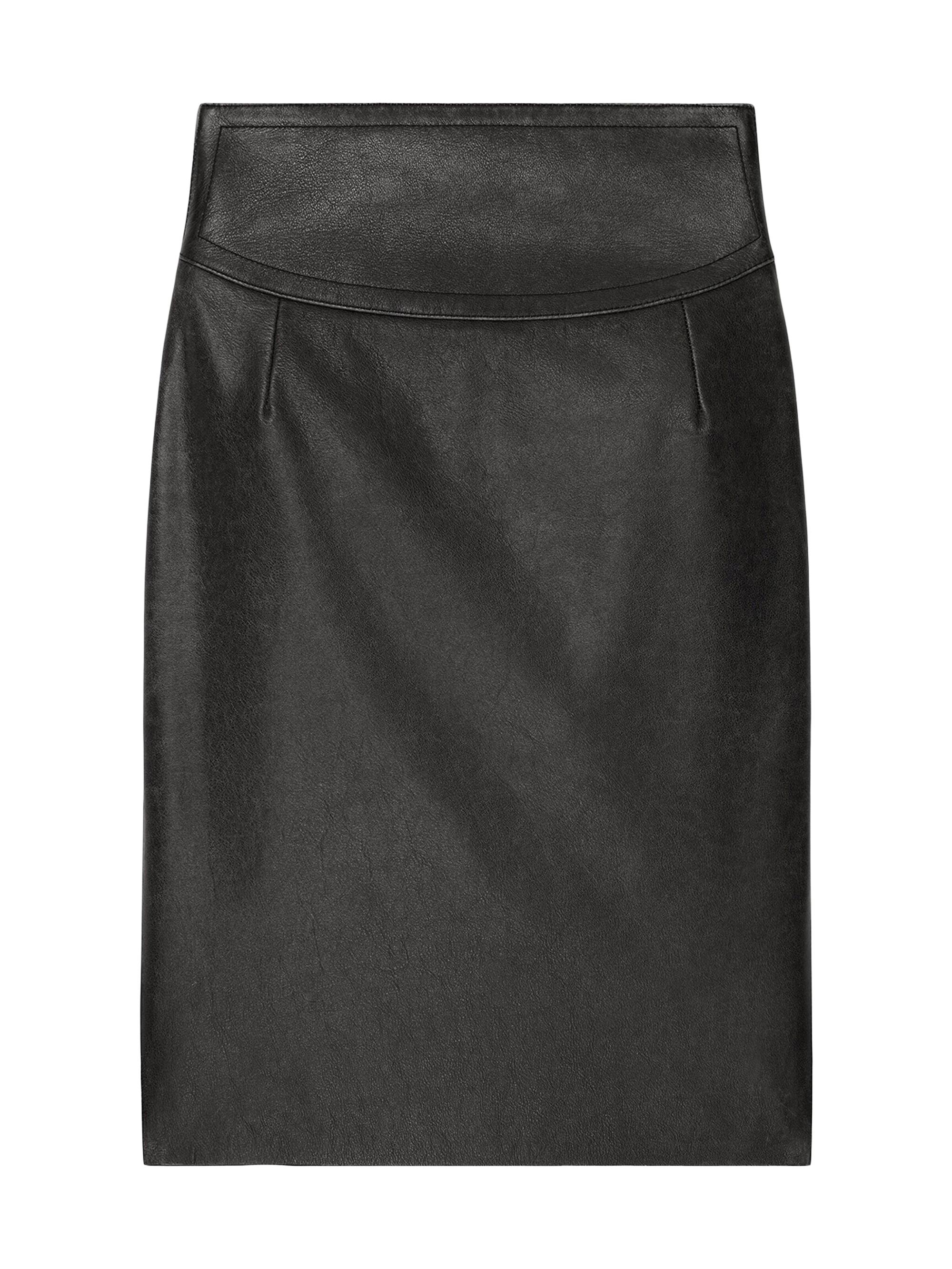 Givenchy Women's Skirt In Leather - Faded Black