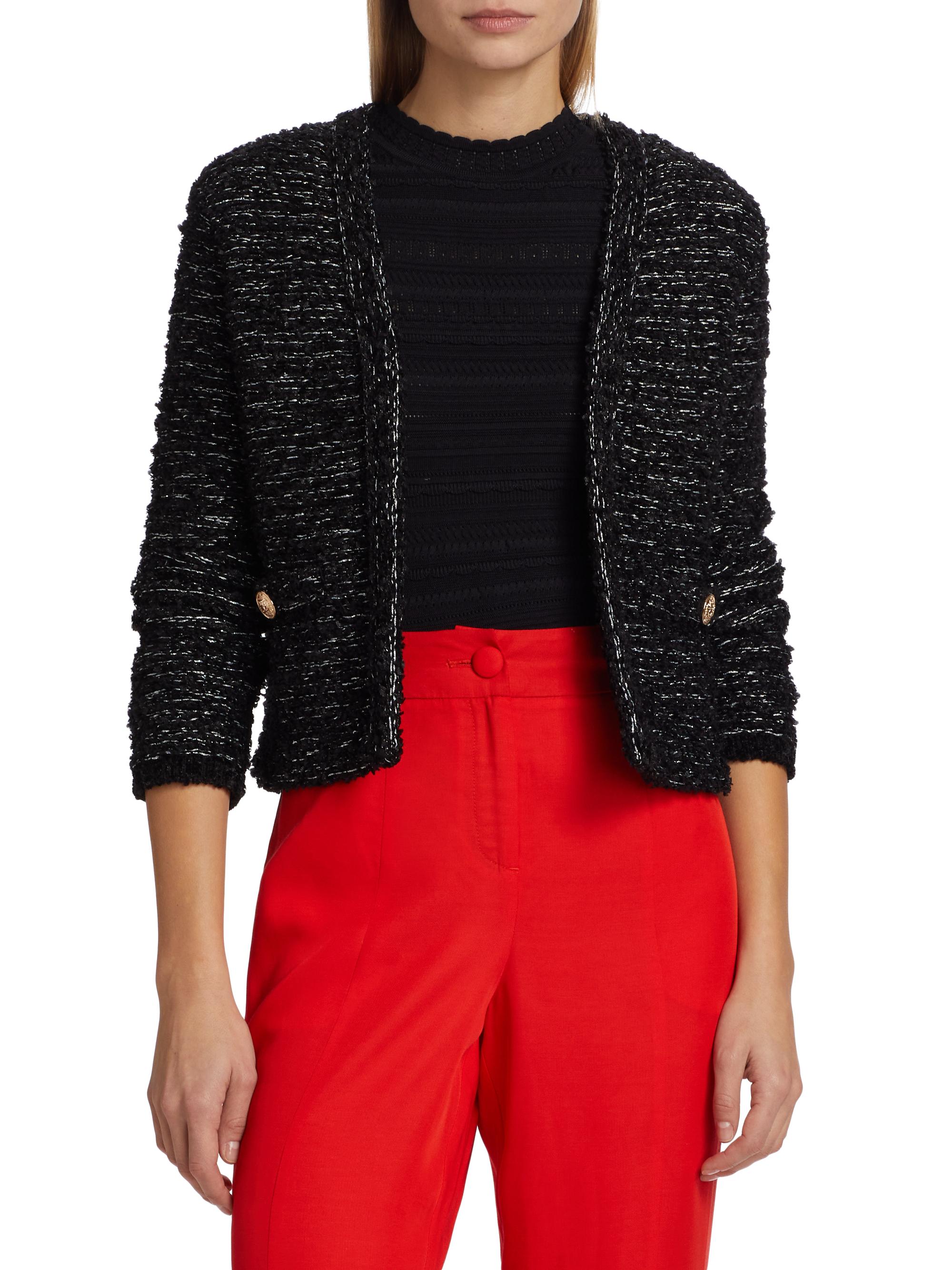 Milly Bouclé Knit Cardigan-Jacket | Saks Fifth Avenue