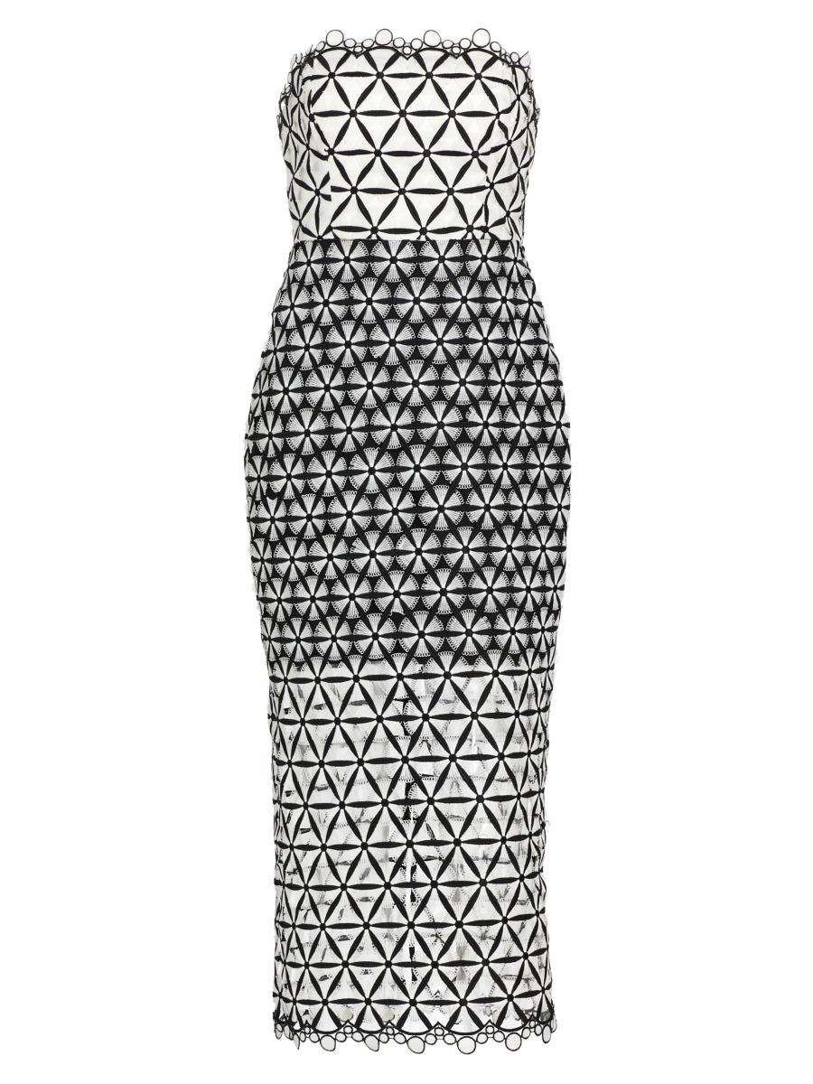 chinese dress ladies Aurelia Lace Trim Maxi Dress in Black | OMNES | Ethical & Affordable  Clothing