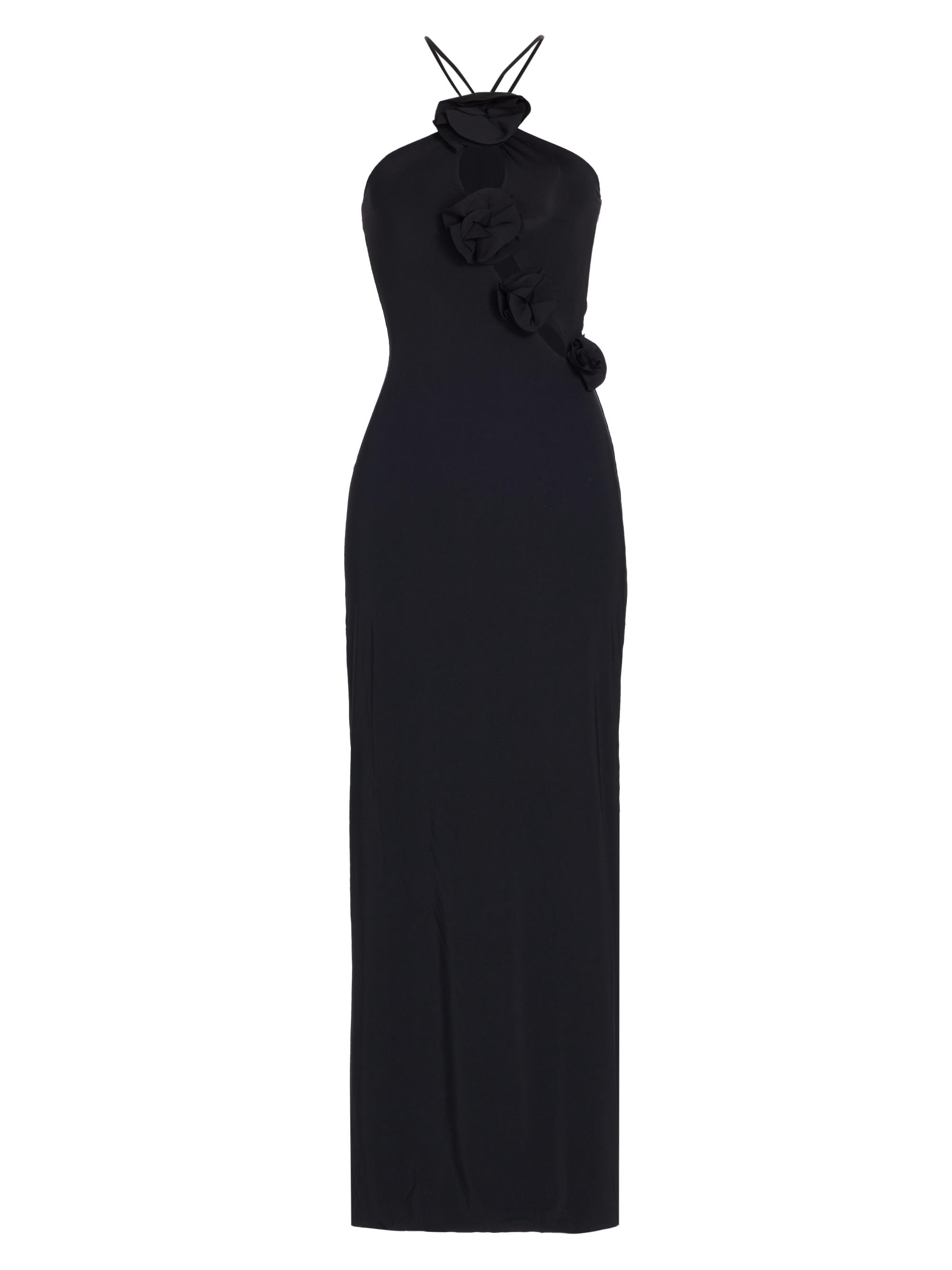 Maygel Coronel Women's Liri Ruffle Halter Maxi Dress - Black