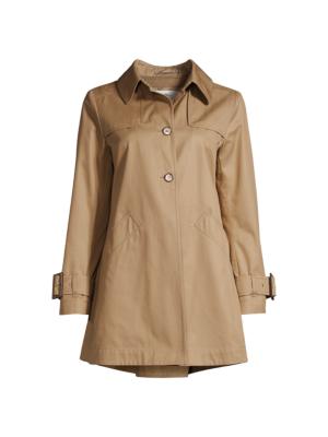 Herno belted cotton trench coat - Neutrals