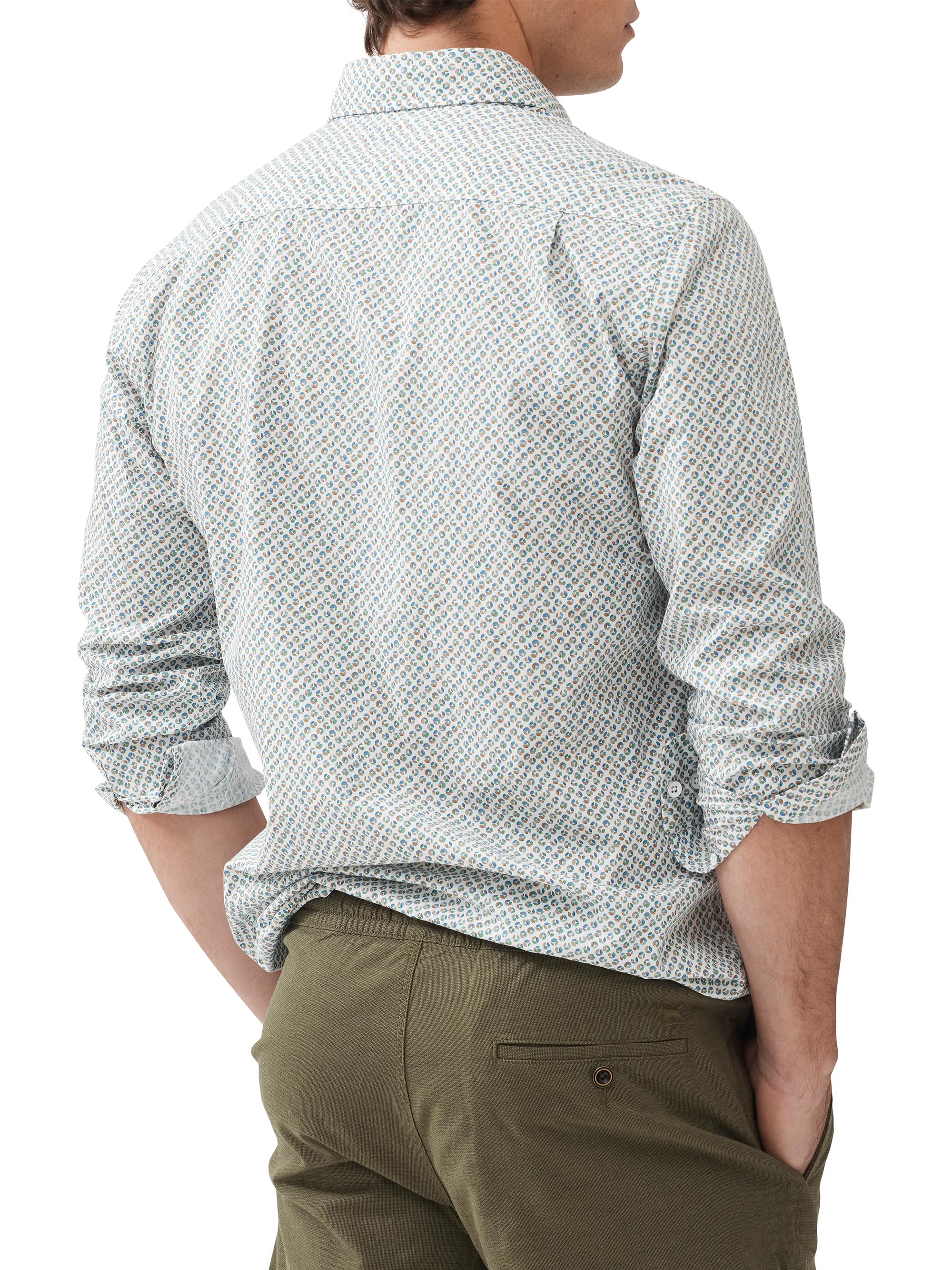 Rodd & Gunn Men's Underwood Geometric Cotton Slim-Fit Shirt - Autumn | Thumbnail 4