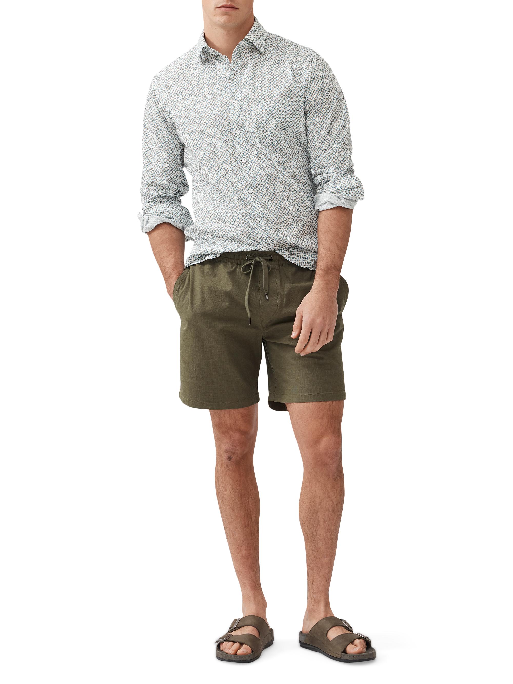 Rodd & Gunn Men's Underwood Geometric Cotton Slim-Fit Shirt - Autumn | Thumbnail 2