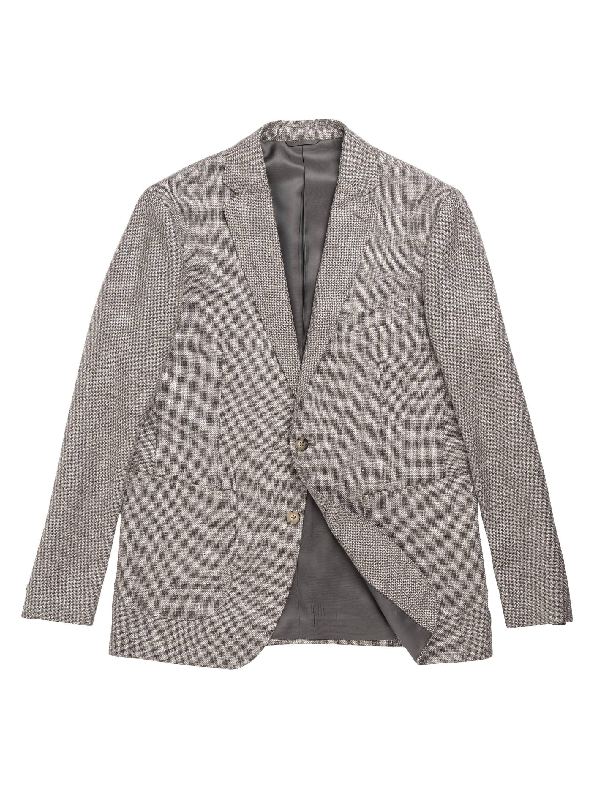 Rodd & Gunn Men's The Cascades Wool & Linen-Blend Slim-Fit Two-Button Blazer - Mink