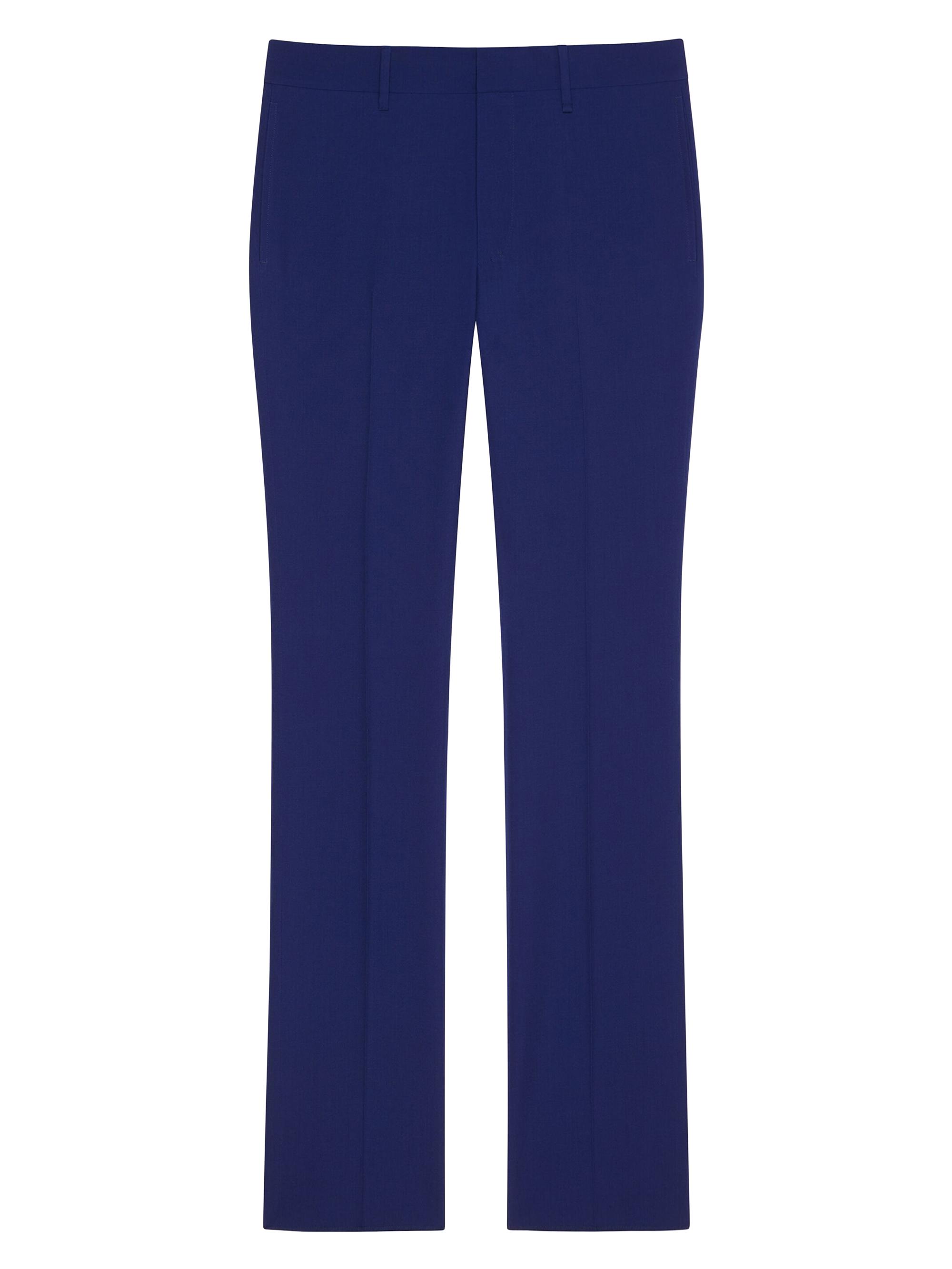 Givenchy Men's Multipocket Pants In Wool - Cobalt Blue