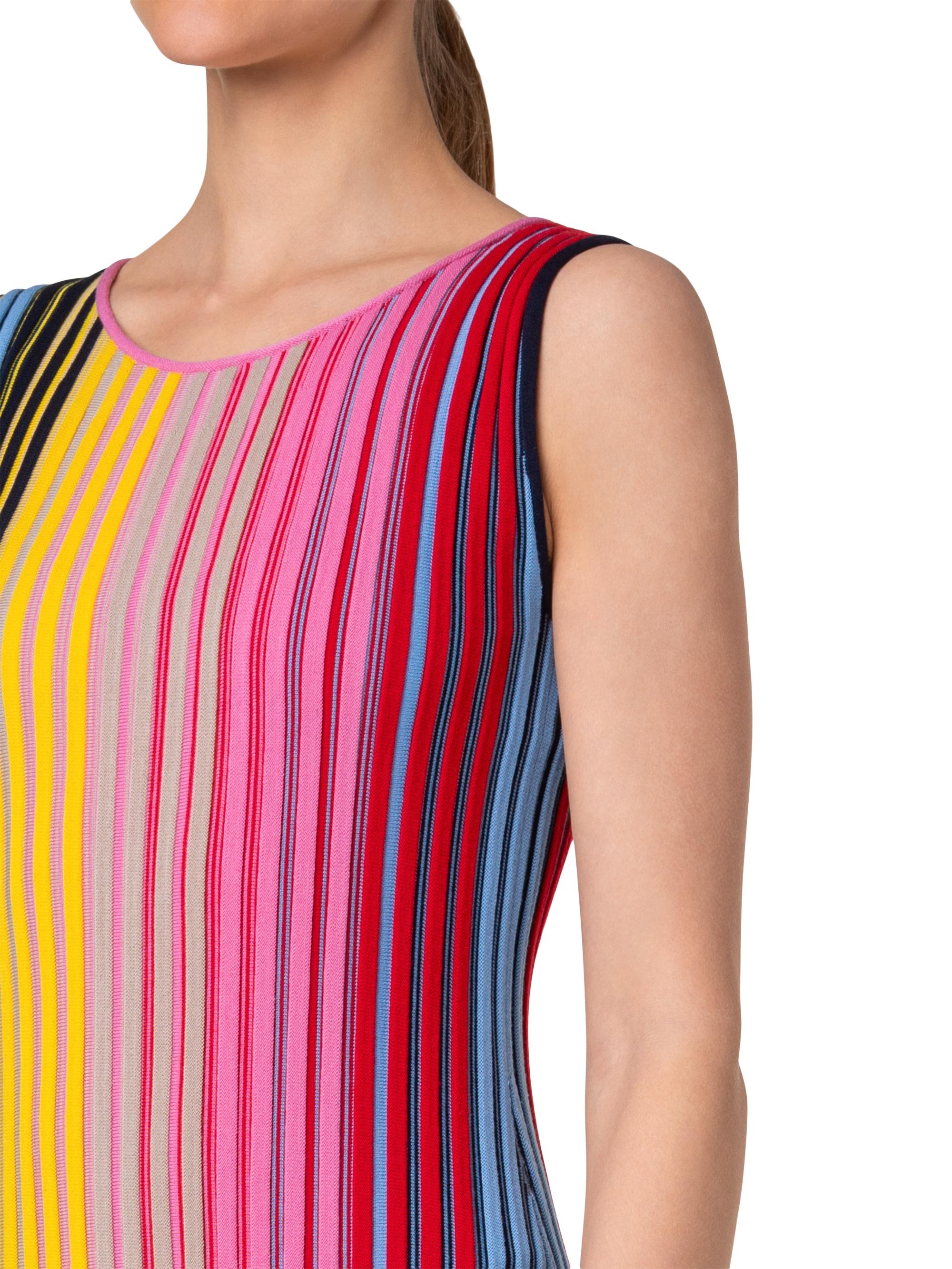 Akris punto Colorblock Wool Rib-Knit Midi-Dress | Saks Fifth Avenue