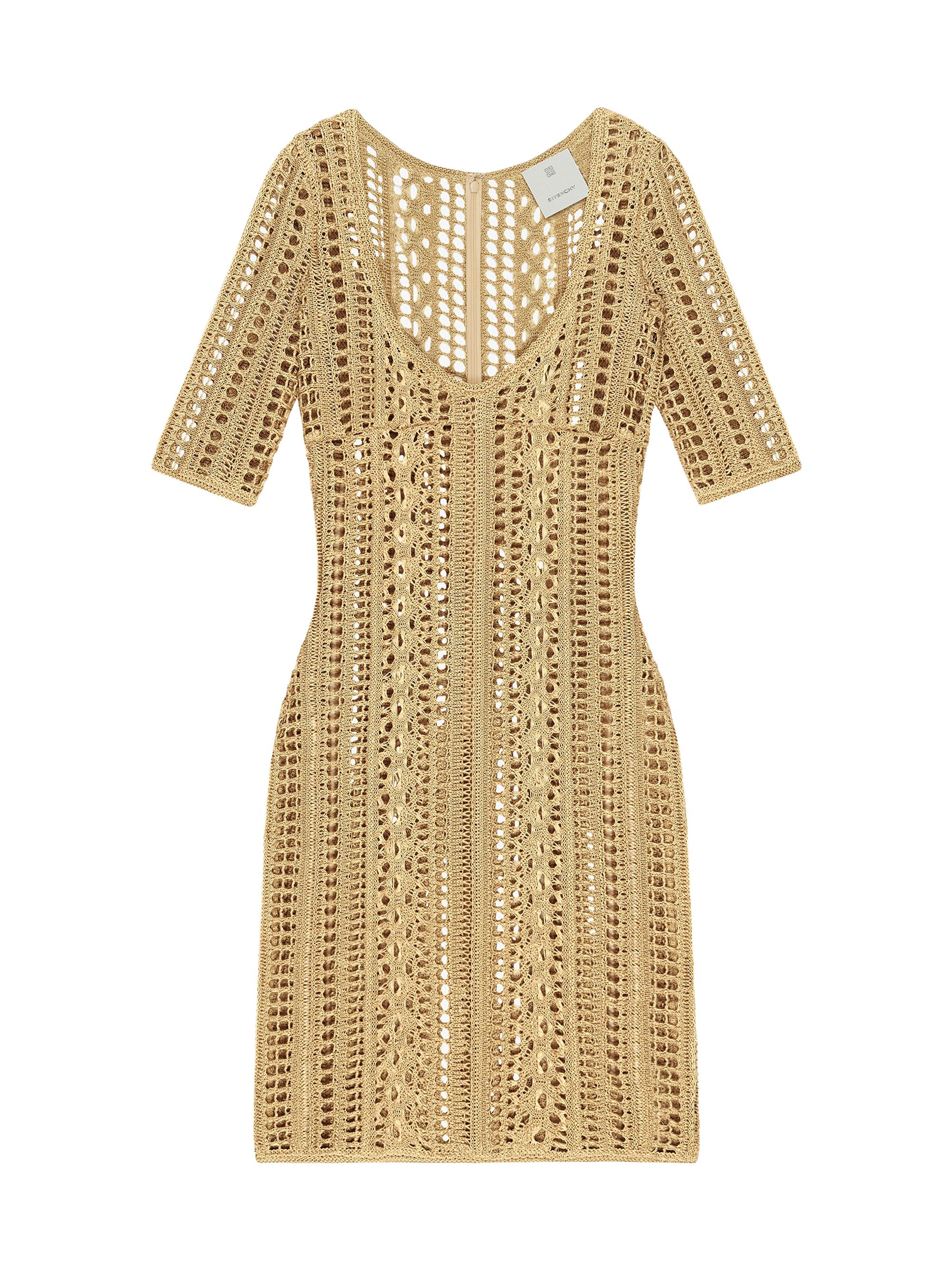 Givenchy Women's Dress In Crochet - Straw