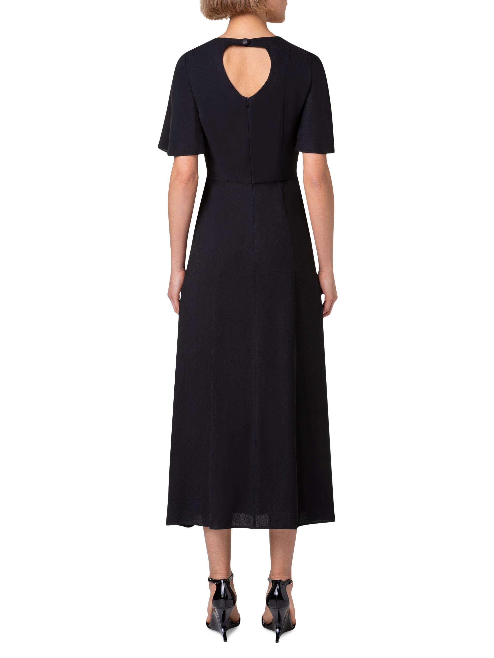 Akris punto Crepe Flutter-Sleeve Midi-Dress | Saks Fifth Avenue