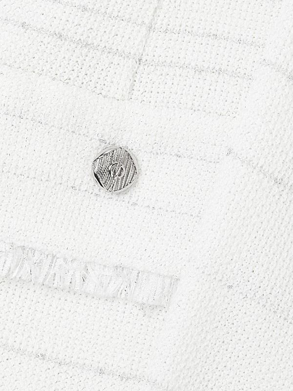 Shop Ming Wang Shimmering Striped Knit Jacket | Saks Fifth Shop Ming Wang Shimmering Striped Knit Jacket | Saks Fifth