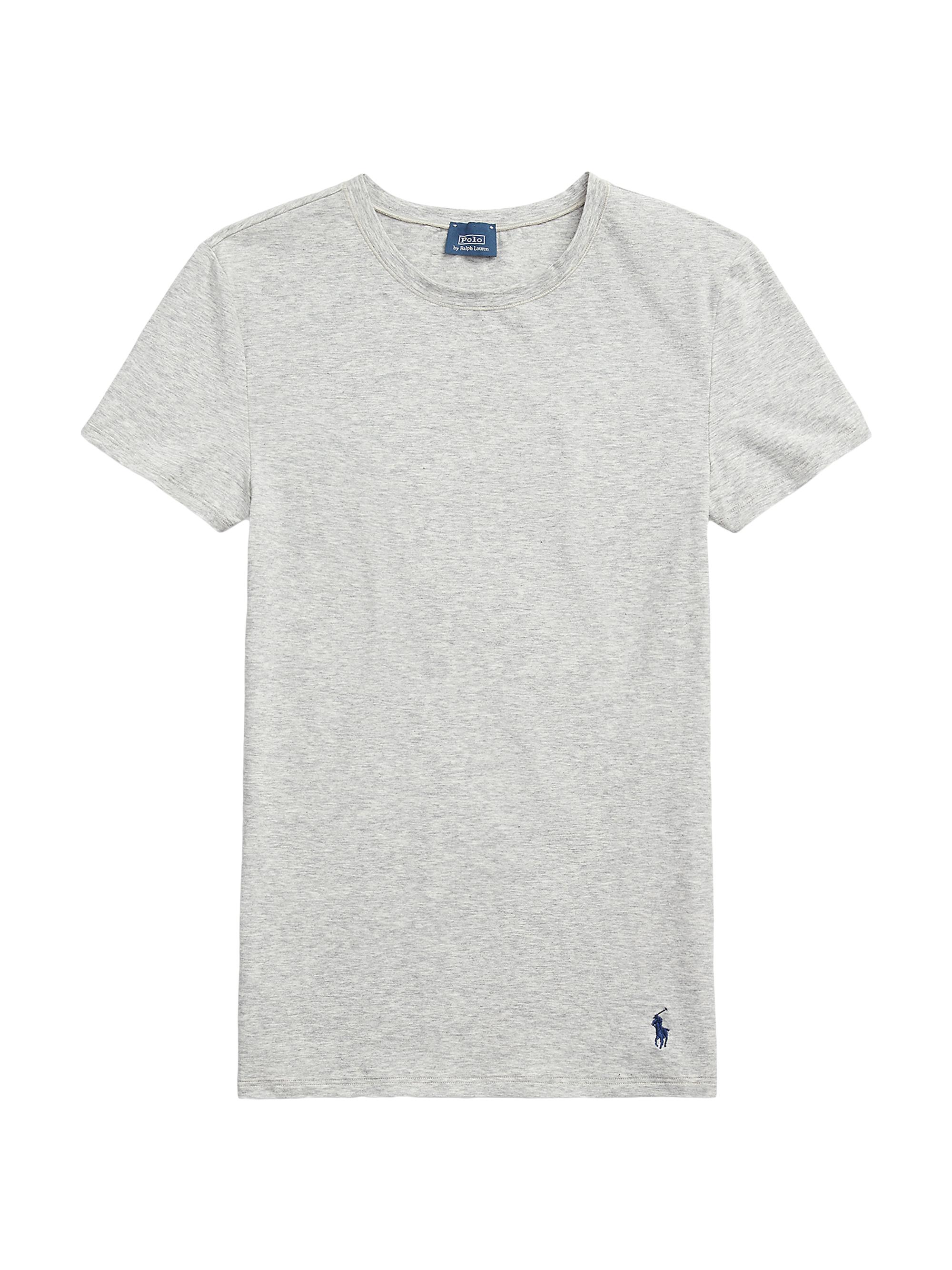 Polo Ralph Lauren Women's Club Cotton Fitted T-Shirt - Heather Grey
