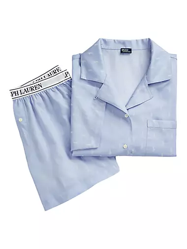 Shop Polo Ralph Lauren Logo Cotton Pajama Pants | Saks Fifth Avenue