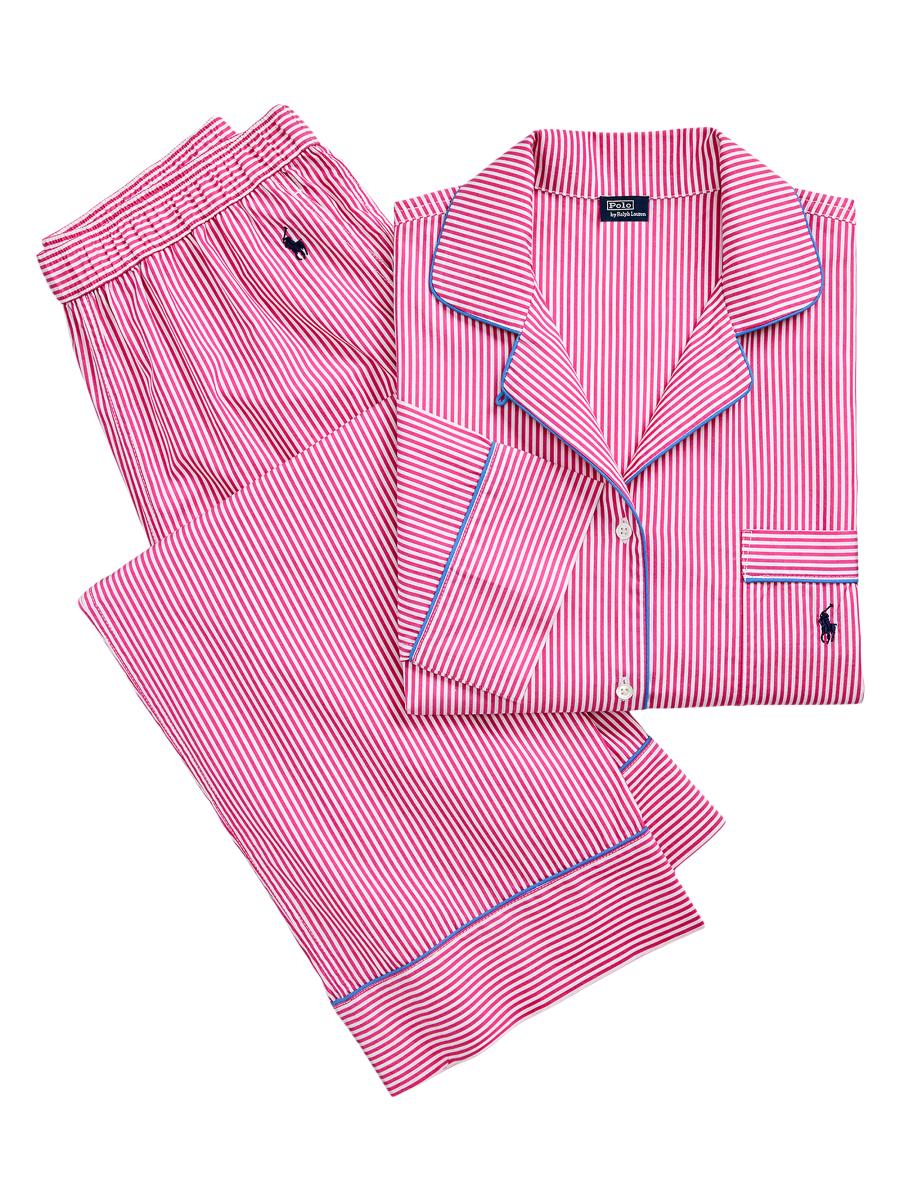 Polo Ralph Lauren Shirting Stripes Madison 2-Piece Pajama Set