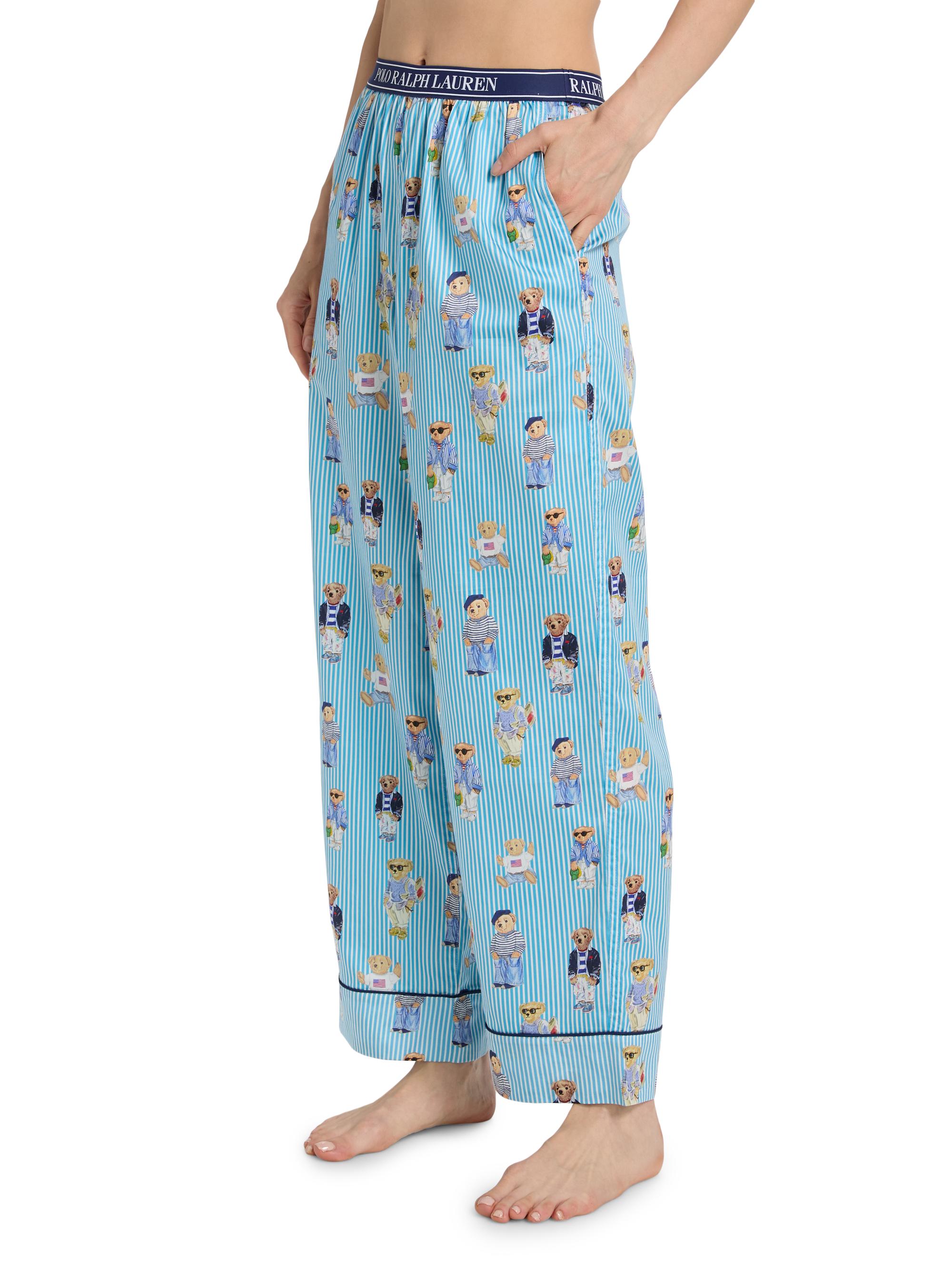Polo Ralph Lauren Madison Teddy Bear Stripe Pajama Set | Saks