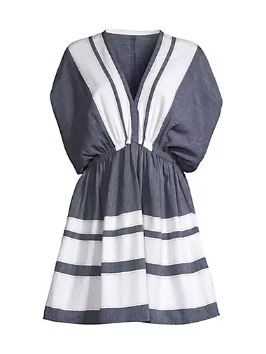 Alem Striped Cotton Minidress