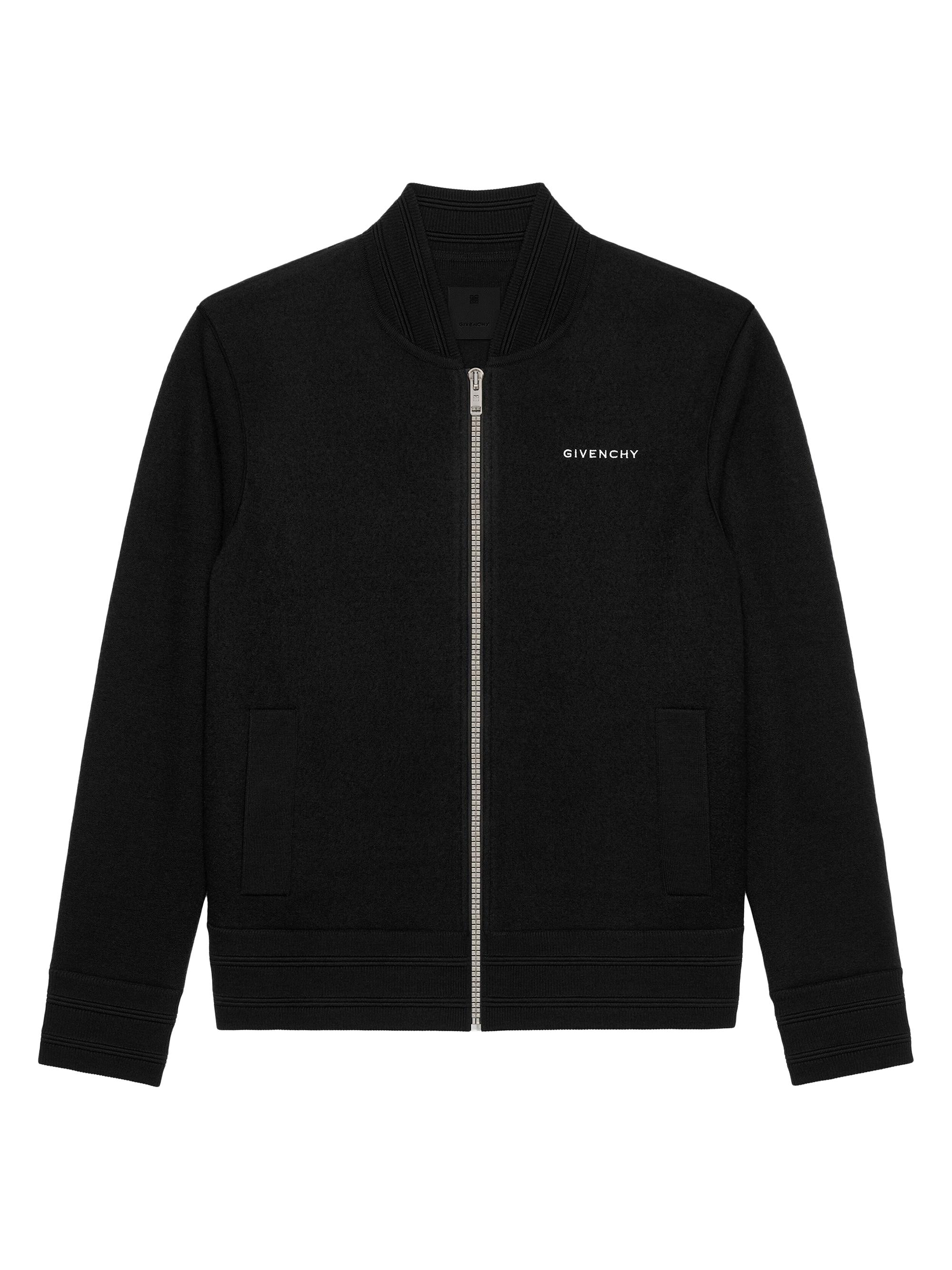 Givenchy Men's Bomber Jacket In Wool - Black