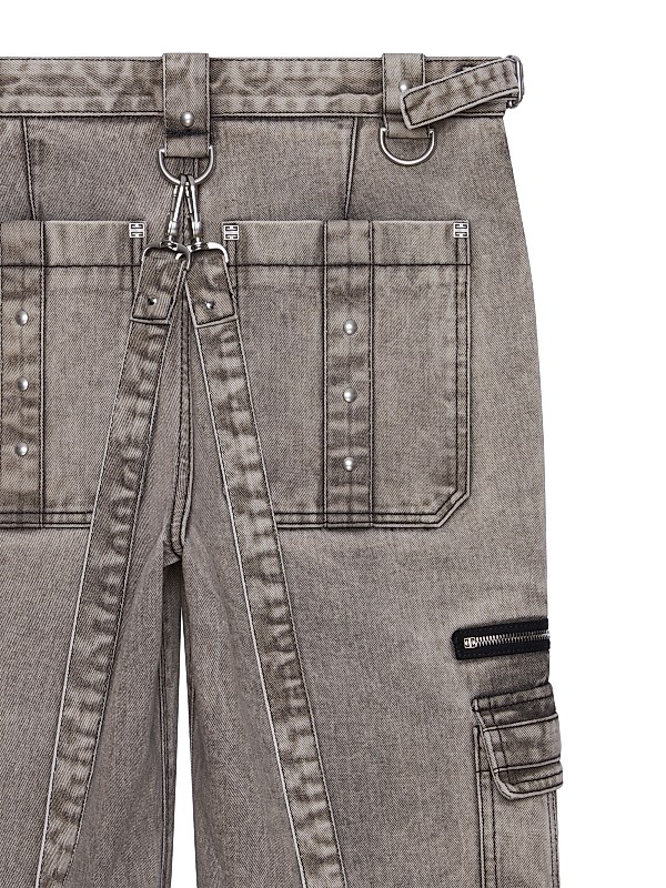 Shop Givenchy Two In One Detachable Pants In Denim With Shop Givenchy Two In One Detachable Pants In Denim With