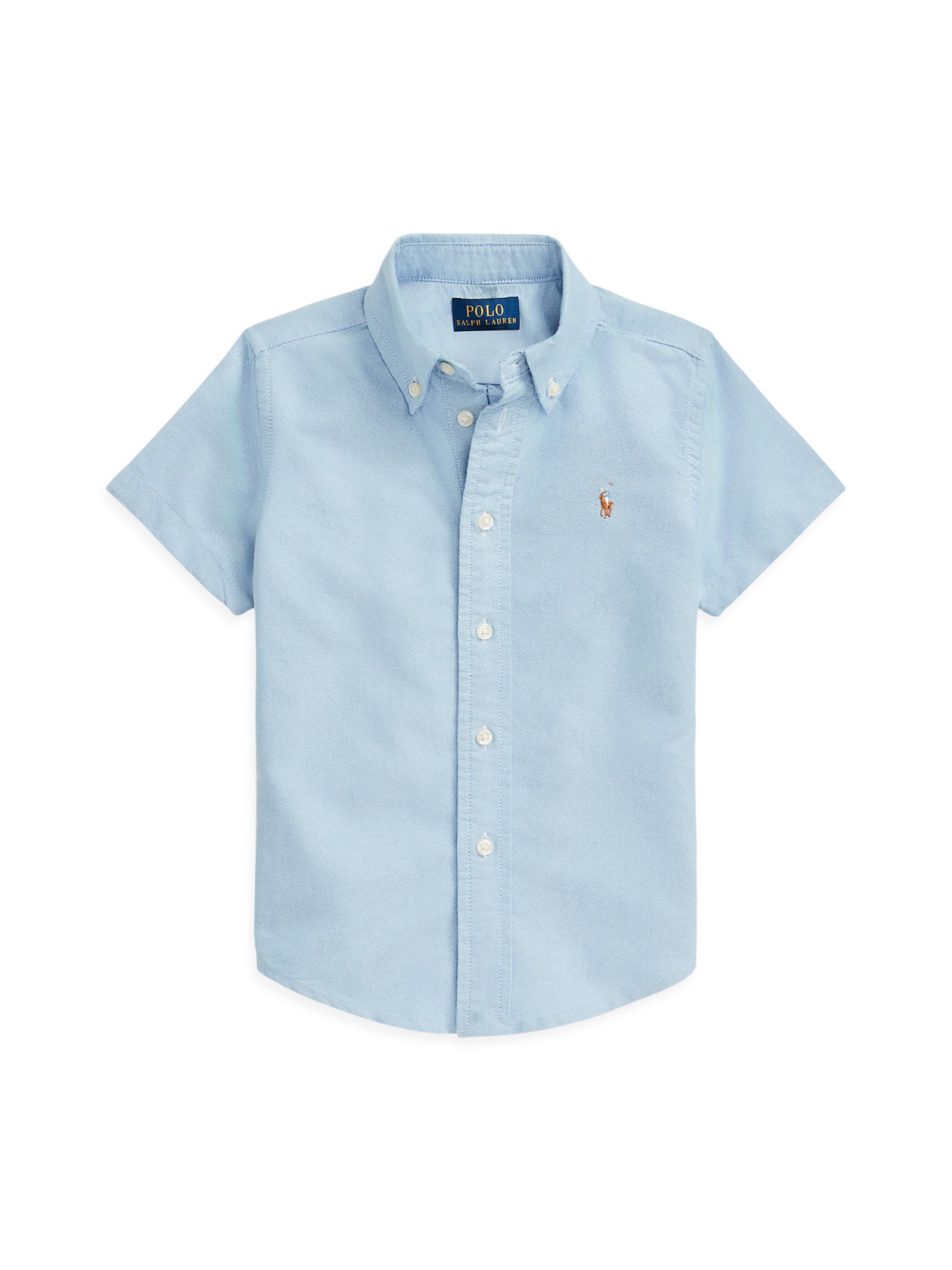 Polo Ralph Lauren Little Boy's & Boy's Short-Sleeve Button-Up Shirt - Blue