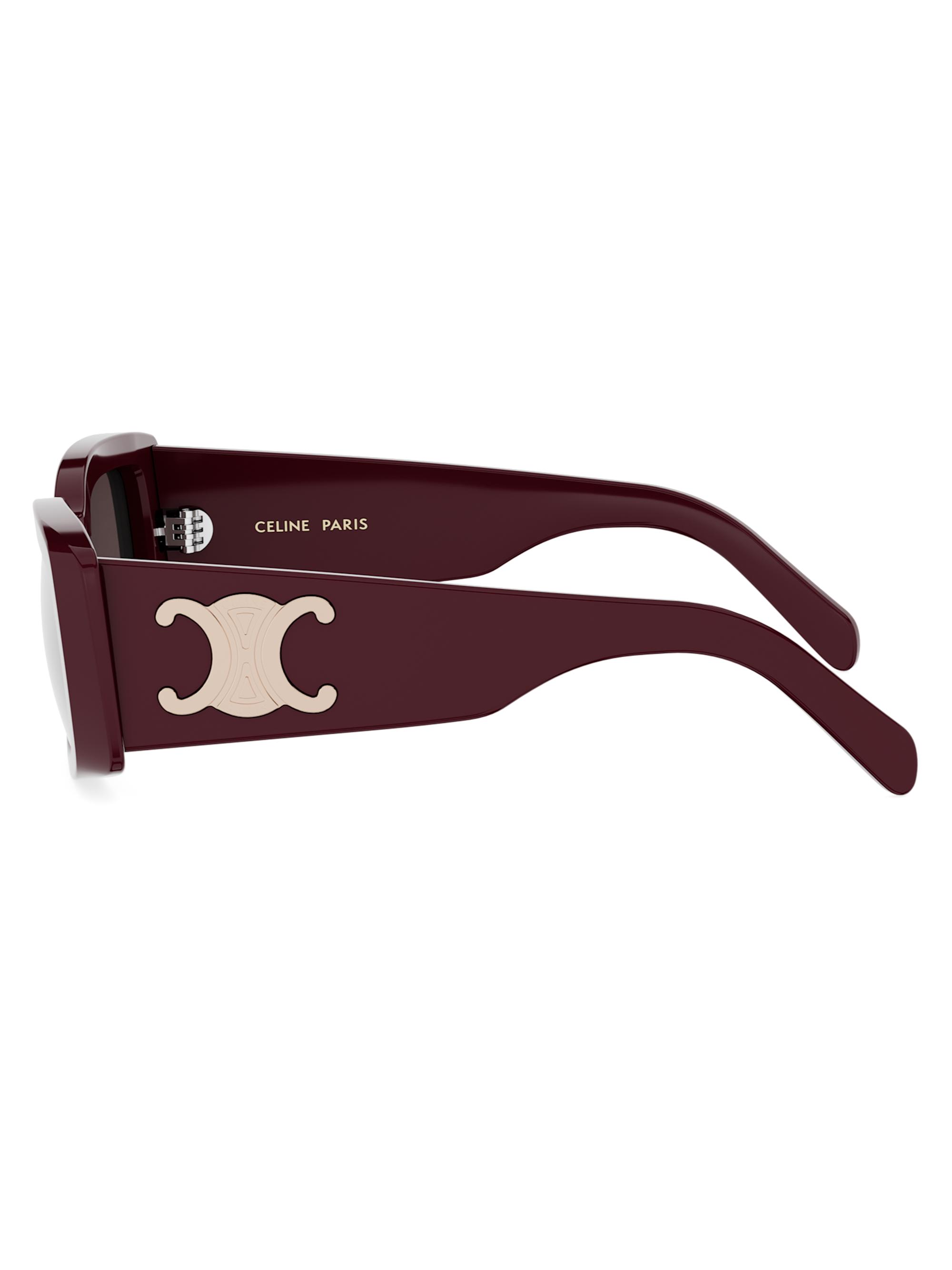 CELINE Triomphe 53MM Rectangular Sunglasses | Saks Fifth Avenue