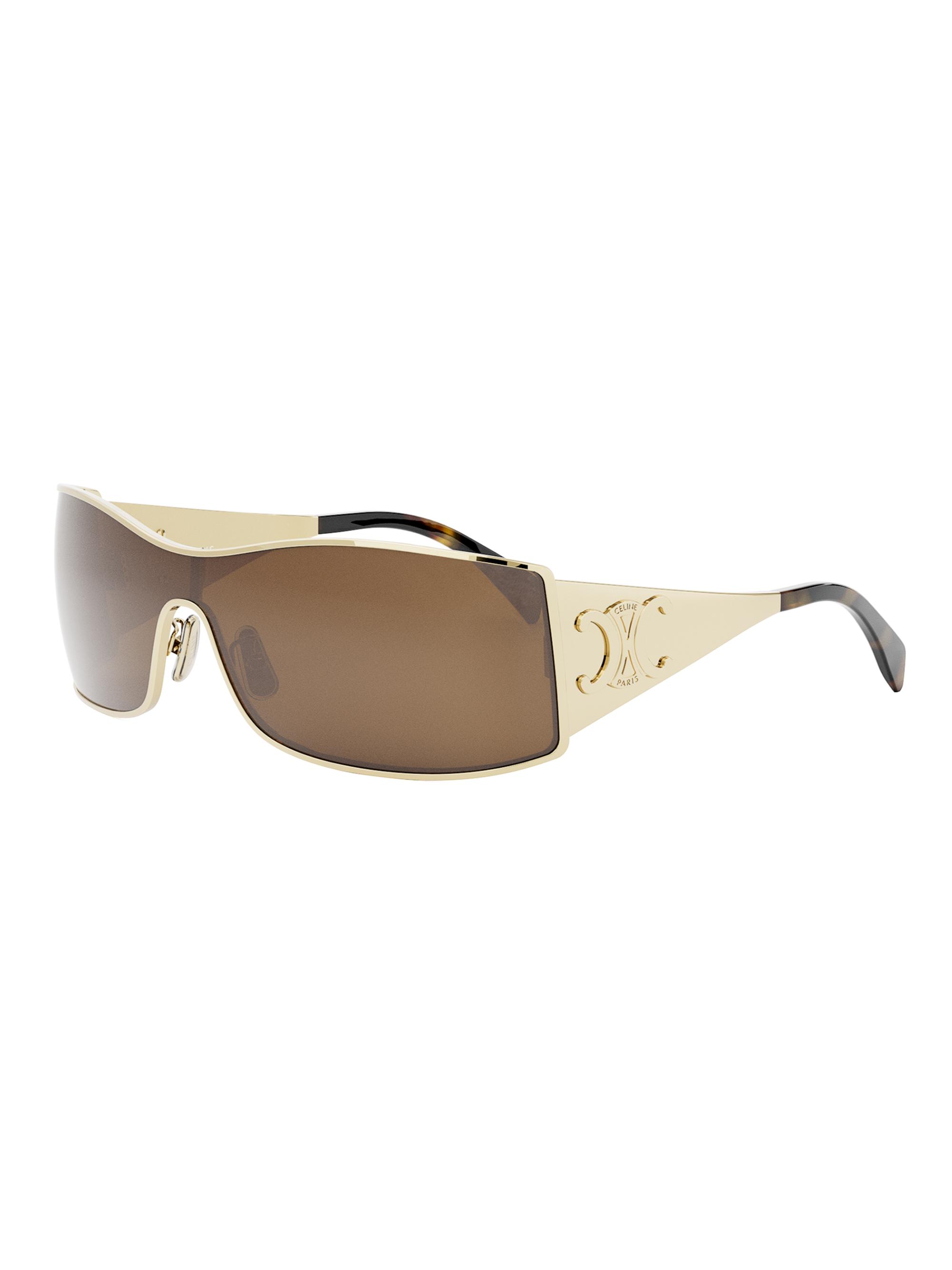 CELINE Maxi Metal Triomphe Mask Sunglasses | Saks Fifth Avenue