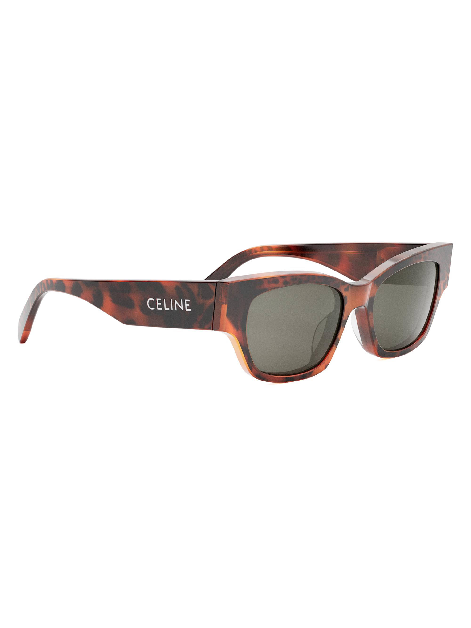 CELINE Monochroms 54mm Cat-Eye Sunglasses | Saks Fifth Avenue