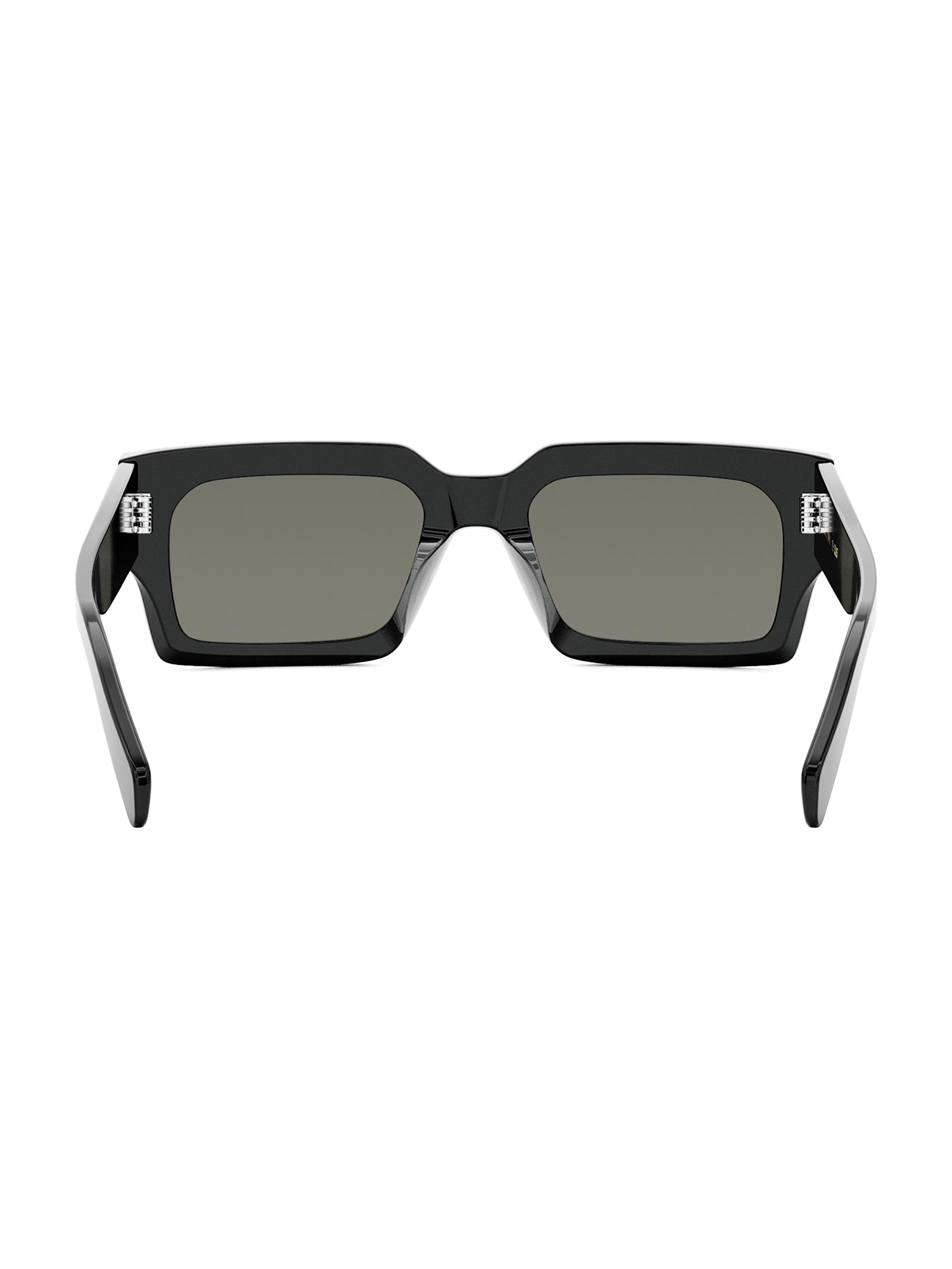 CELINE Bold Three Dots 54MM Rectangular Sunglasses | Saks Fifth Avenue