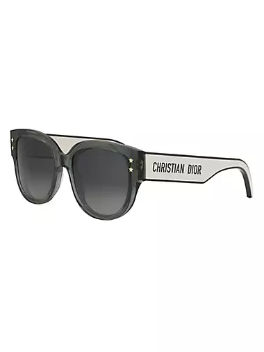 DiorPacific B2I 55MM Butterfly Sunglasses